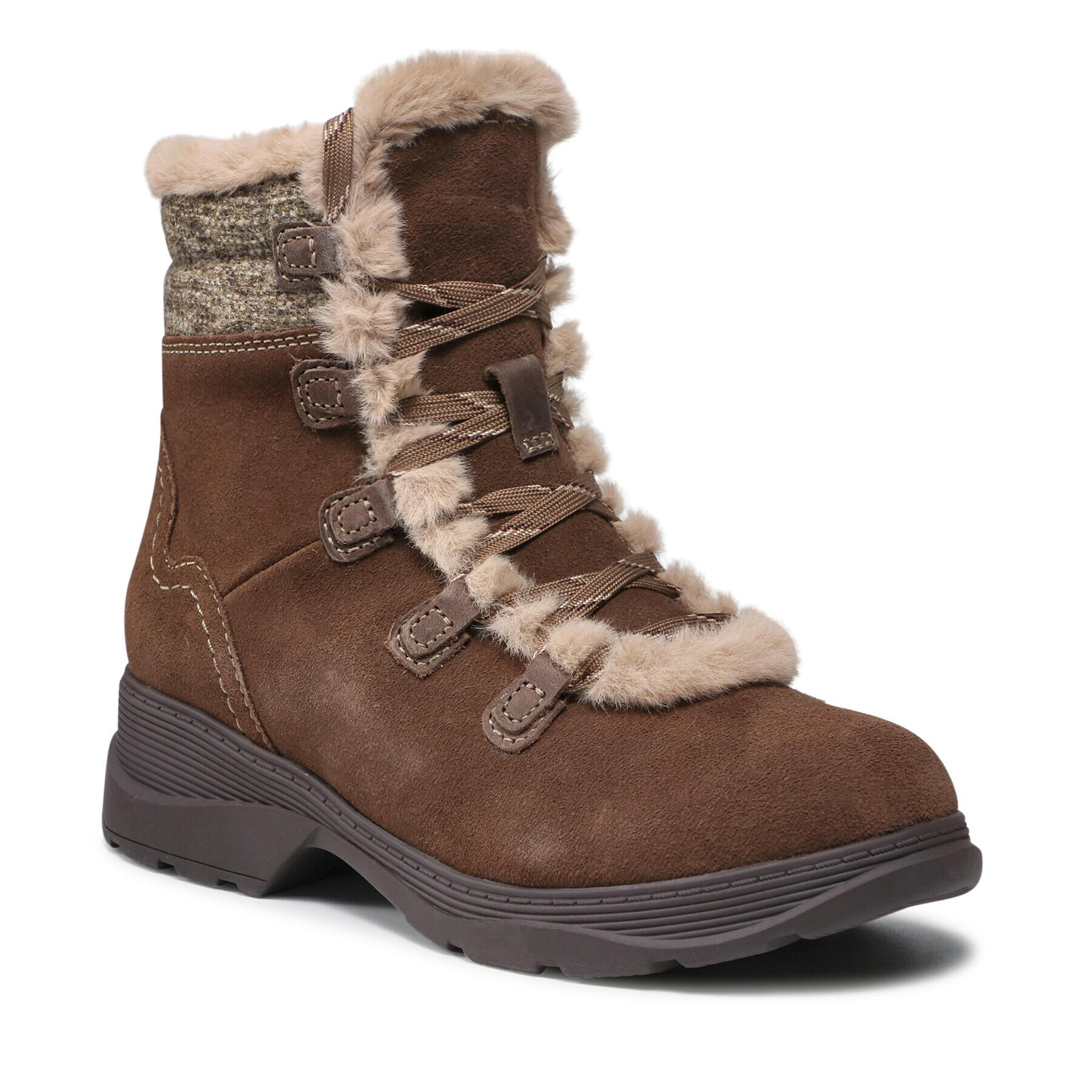 Clarks Боти Aveleigh Edge 261639254 Кафяв - Pepit.bg