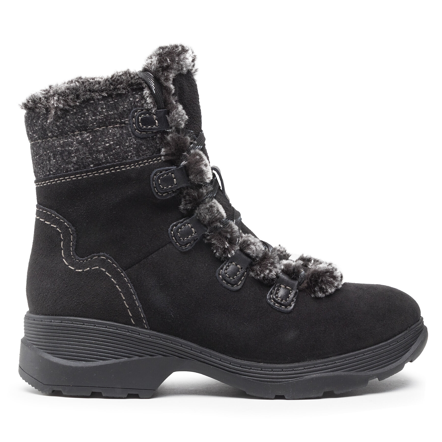 Clarks Боти Aveleigh Edge 261639264 Черен - Pepit.bg