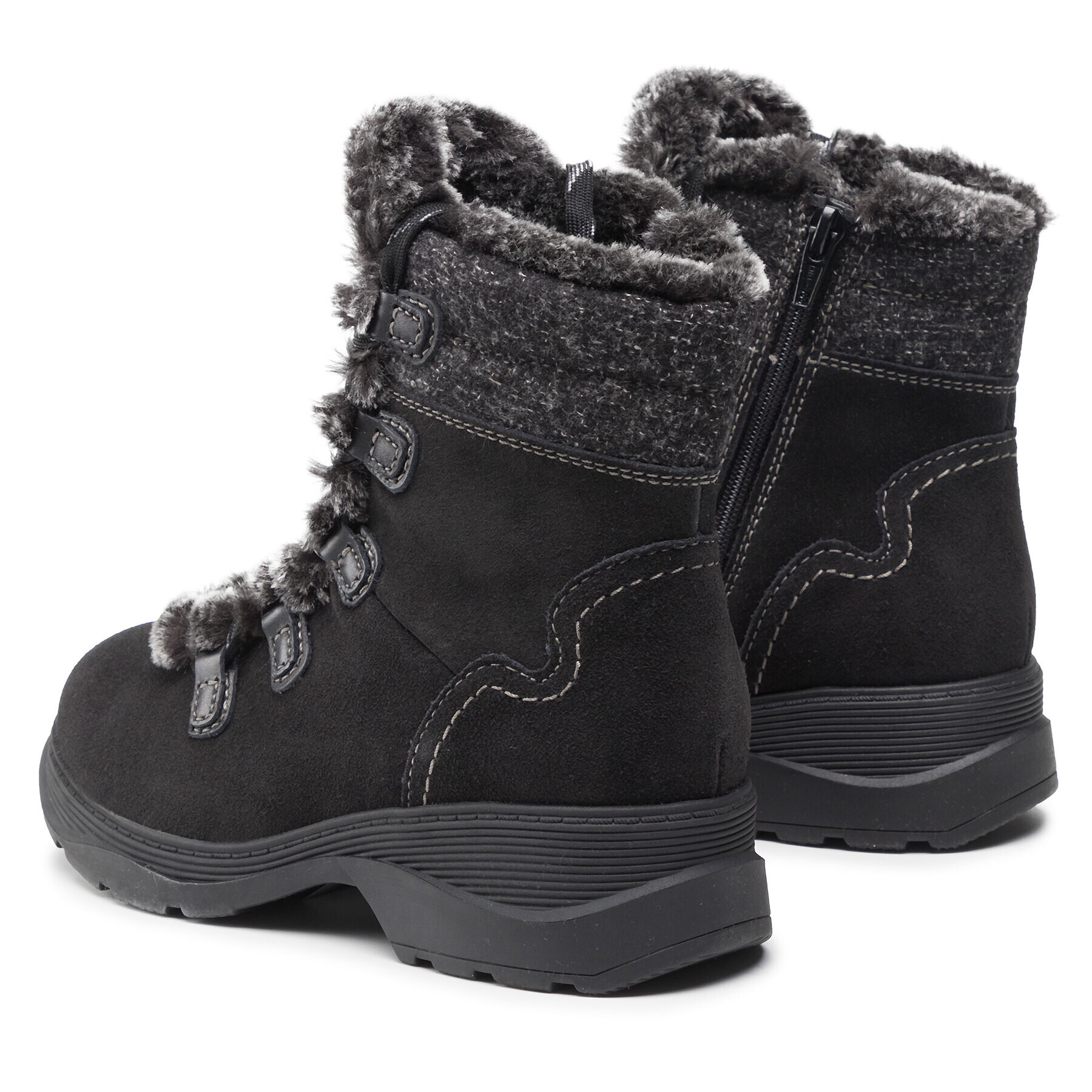Clarks Боти Aveleigh Edge 261639264 Черен - Pepit.bg