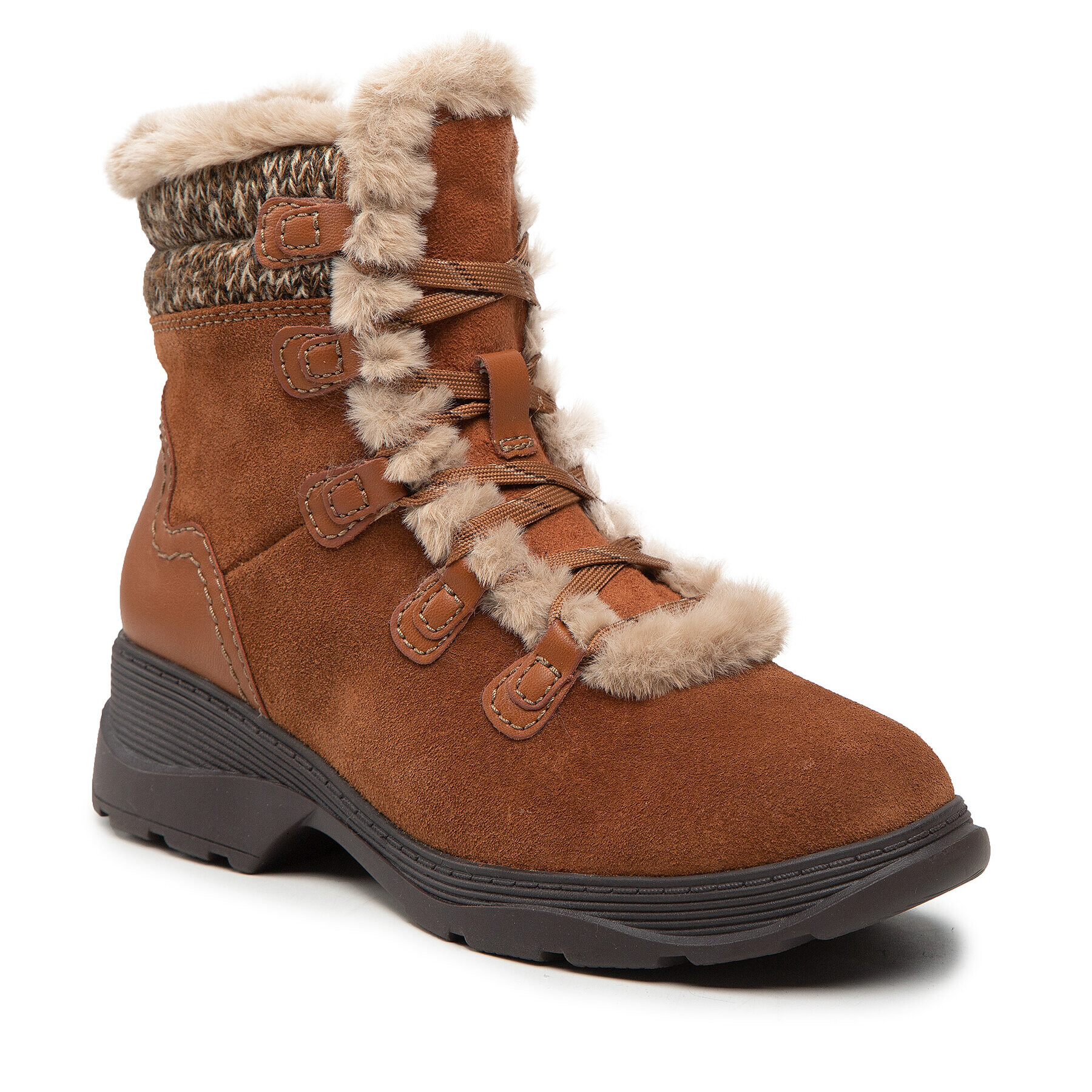 Clarks Боти Aveleigh Edge 261676614 Кафяв - Pepit.bg