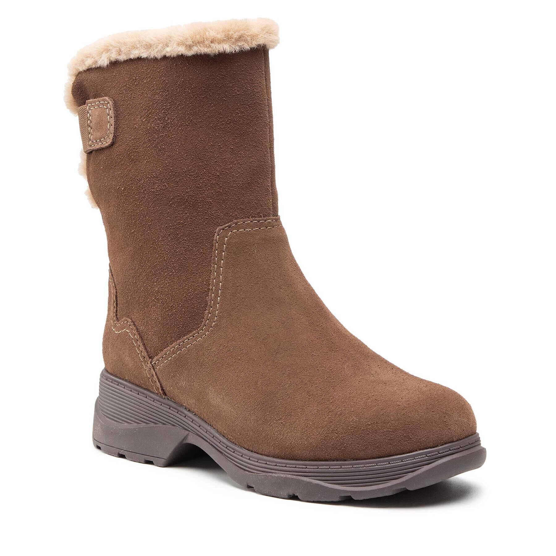 Clarks Боти Aveleigh Rise 261639114 Кафяв - Pepit.bg