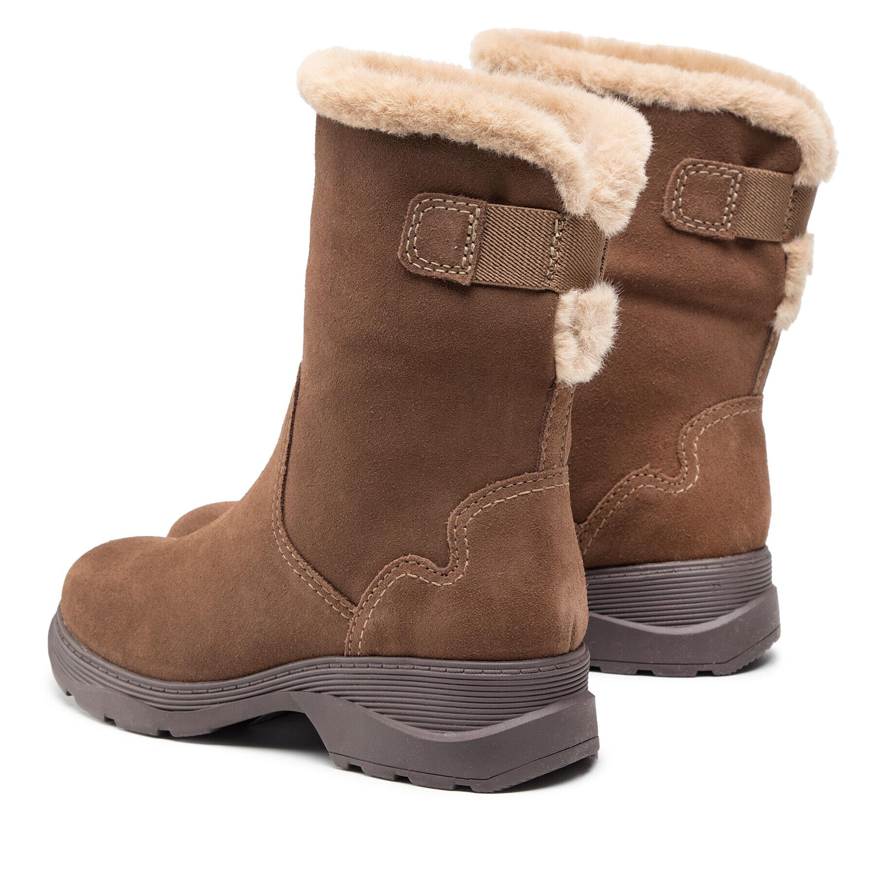 Clarks Боти Aveleigh Rise 261639114 Кафяв - Pepit.bg