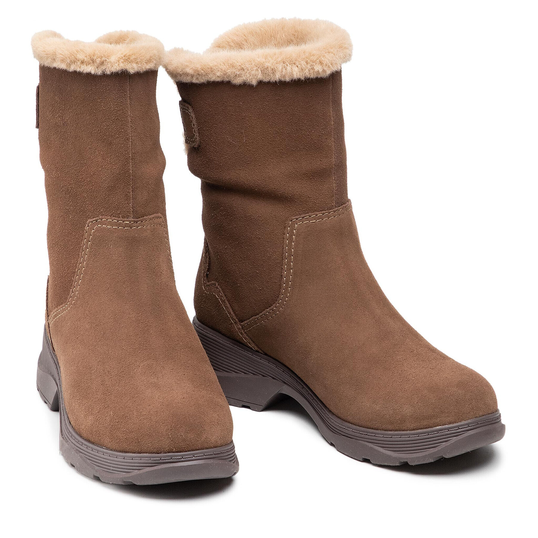 Clarks Боти Aveleigh Rise 261639114 Кафяв - Pepit.bg