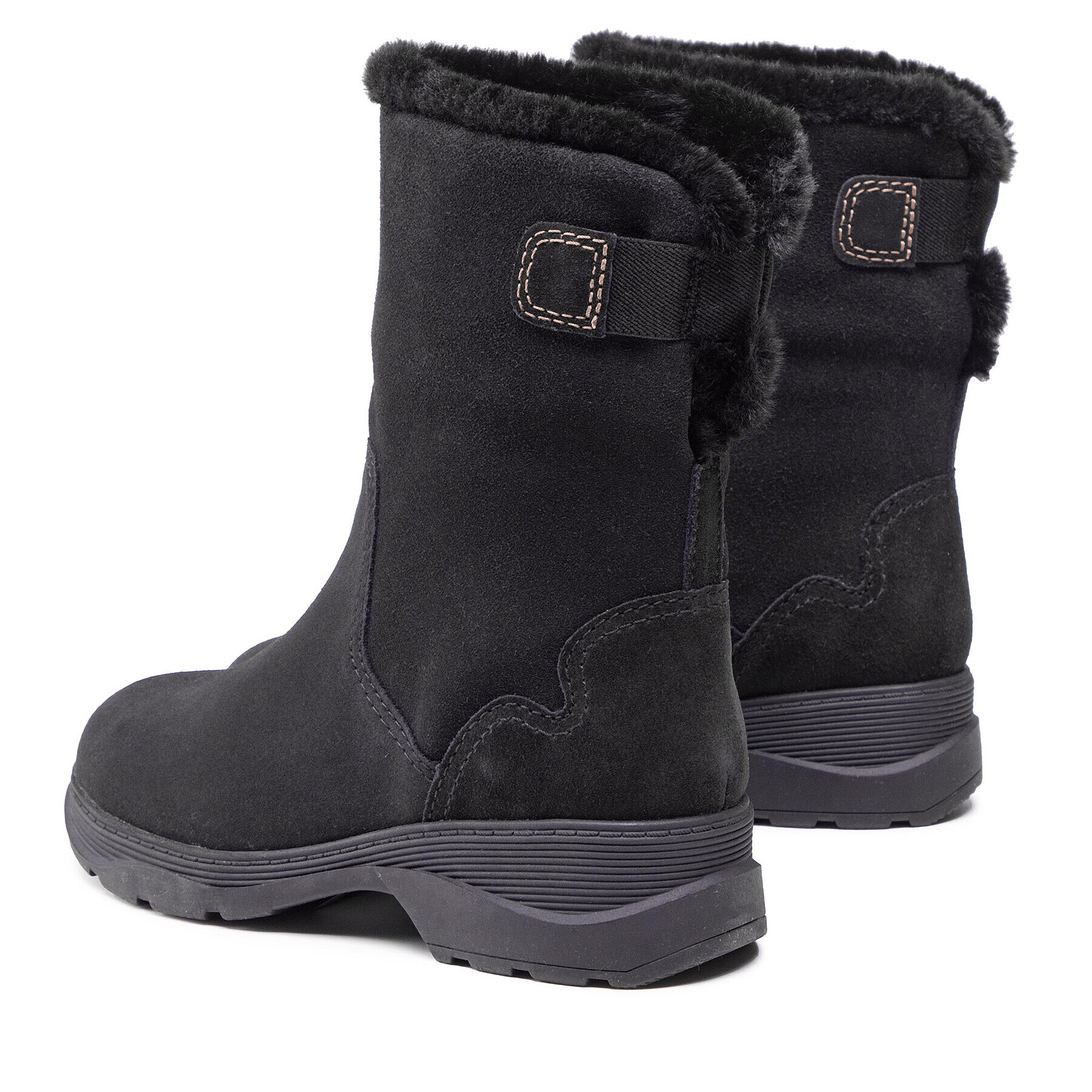 Clarks Боти Aveleigh Rise 261639234 Черен - Pepit.bg