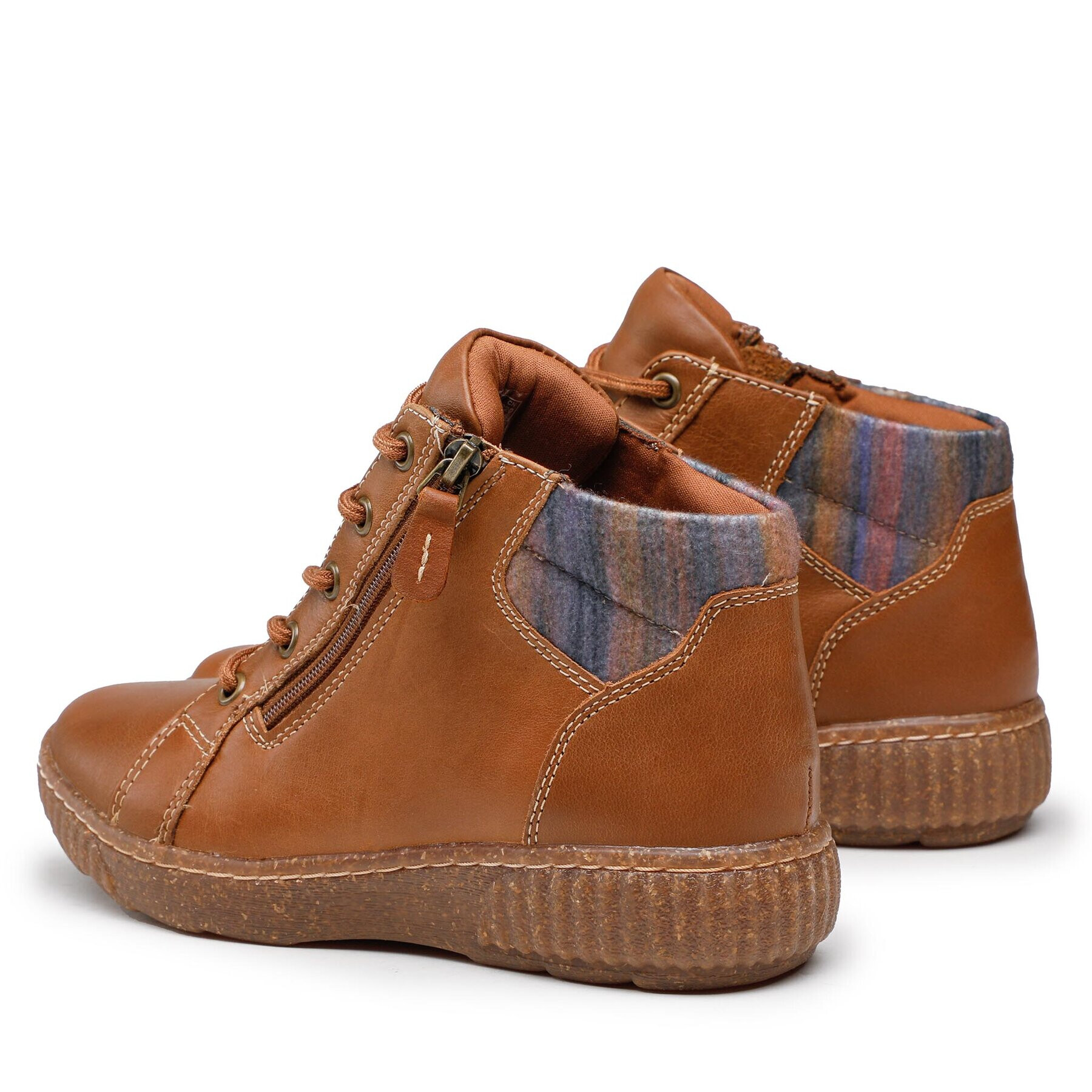 Clarks Боти Caroline Park 261675024 Кафяв - Pepit.bg