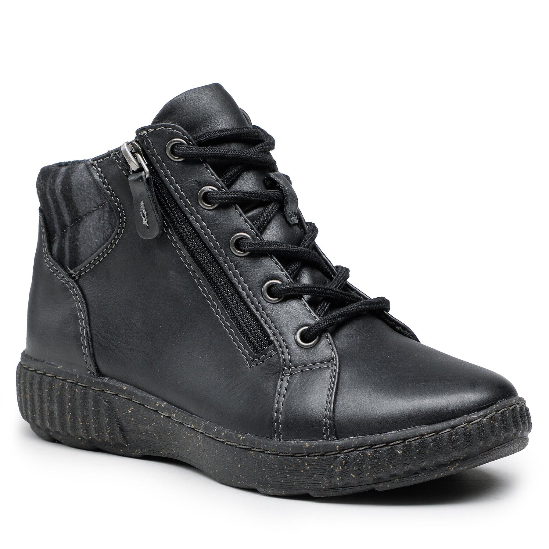 Clarks Боти Caroline Park 261677024 Черен - Pepit.bg