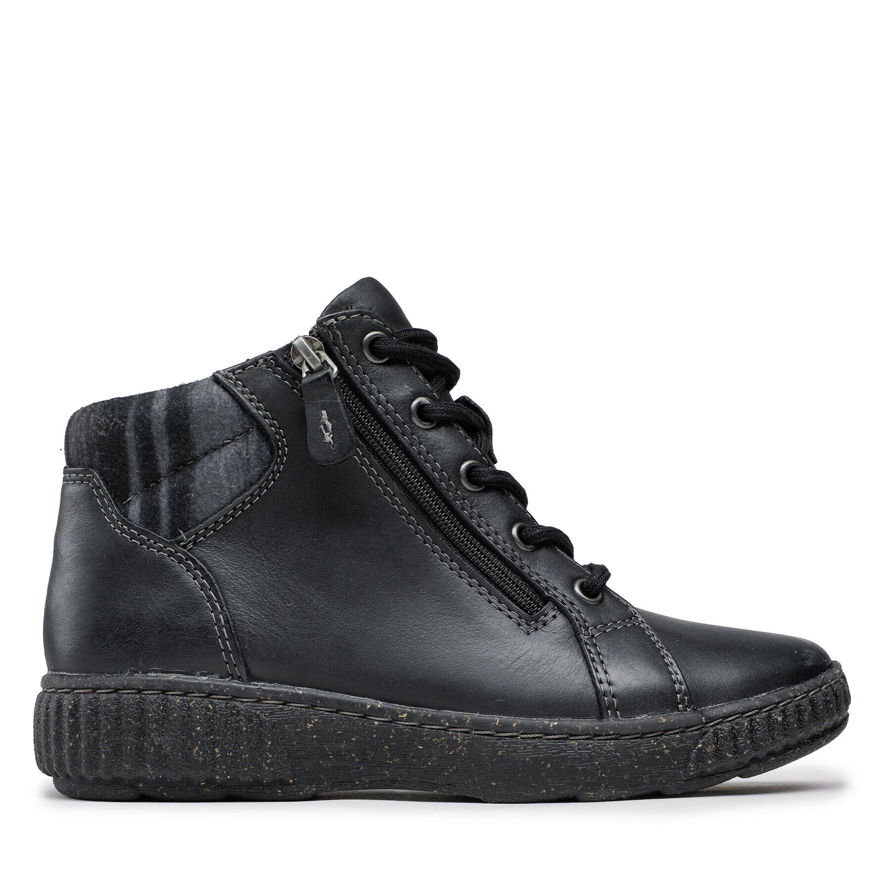 Clarks Боти Caroline Park 261677024 Черен - Pepit.bg