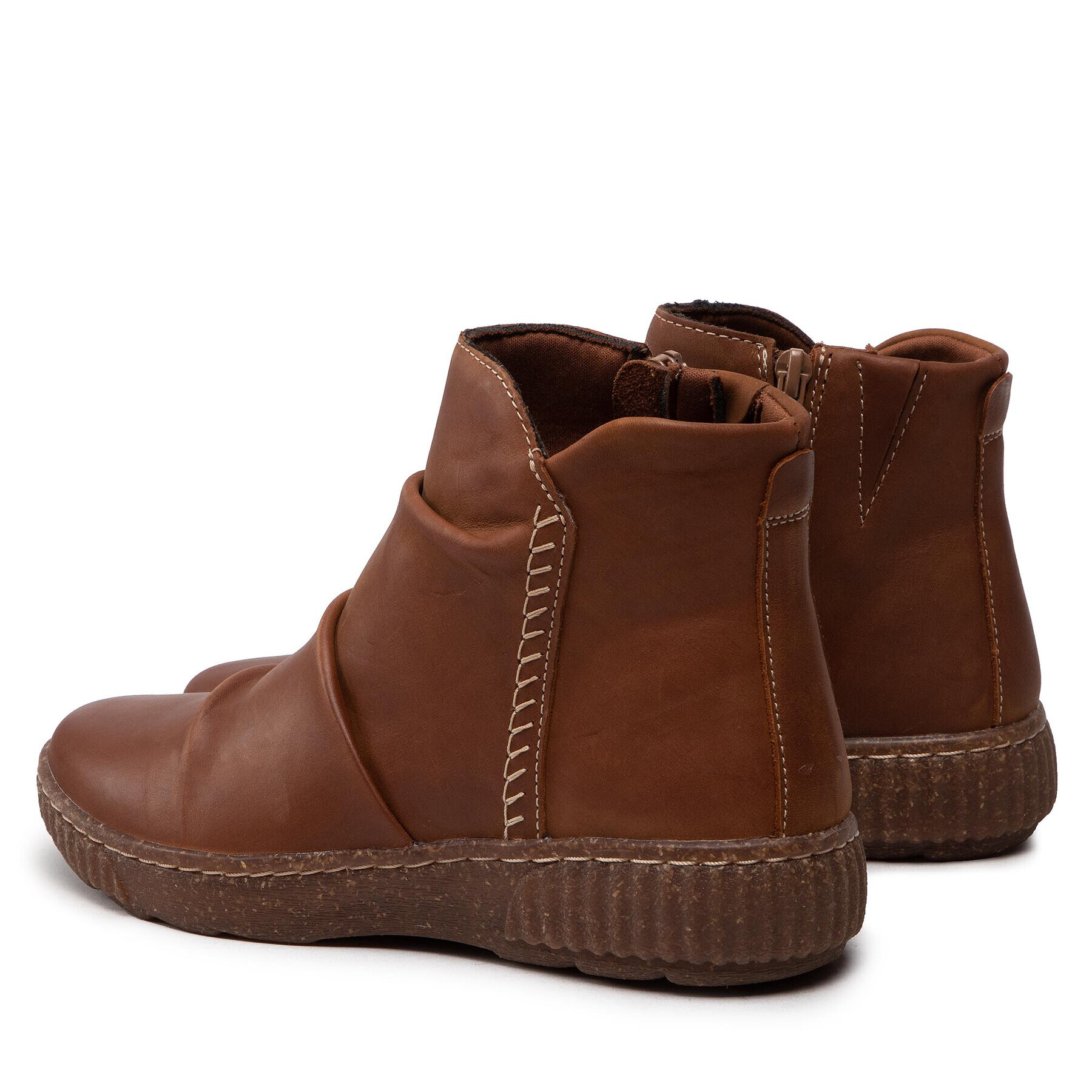 Clarks Боти Caroline Rae 261684524 Кафяв - Pepit.bg