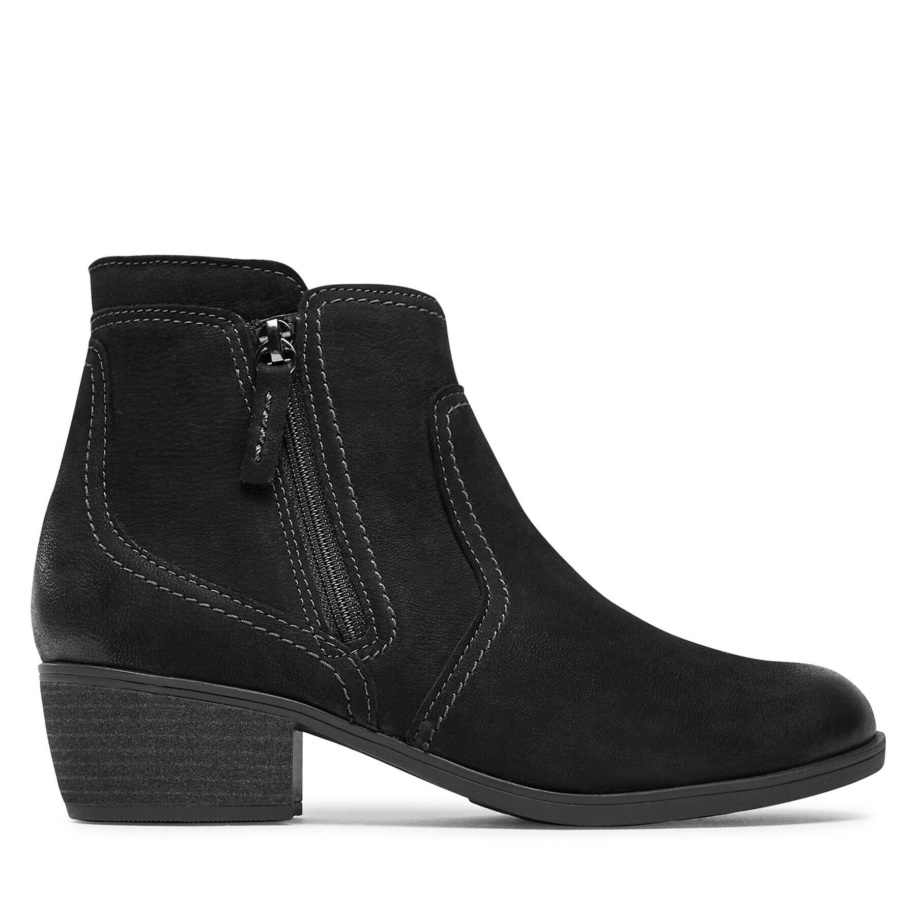 Clarks Боти Charlten Ave 261741744 Черен - Pepit.bg