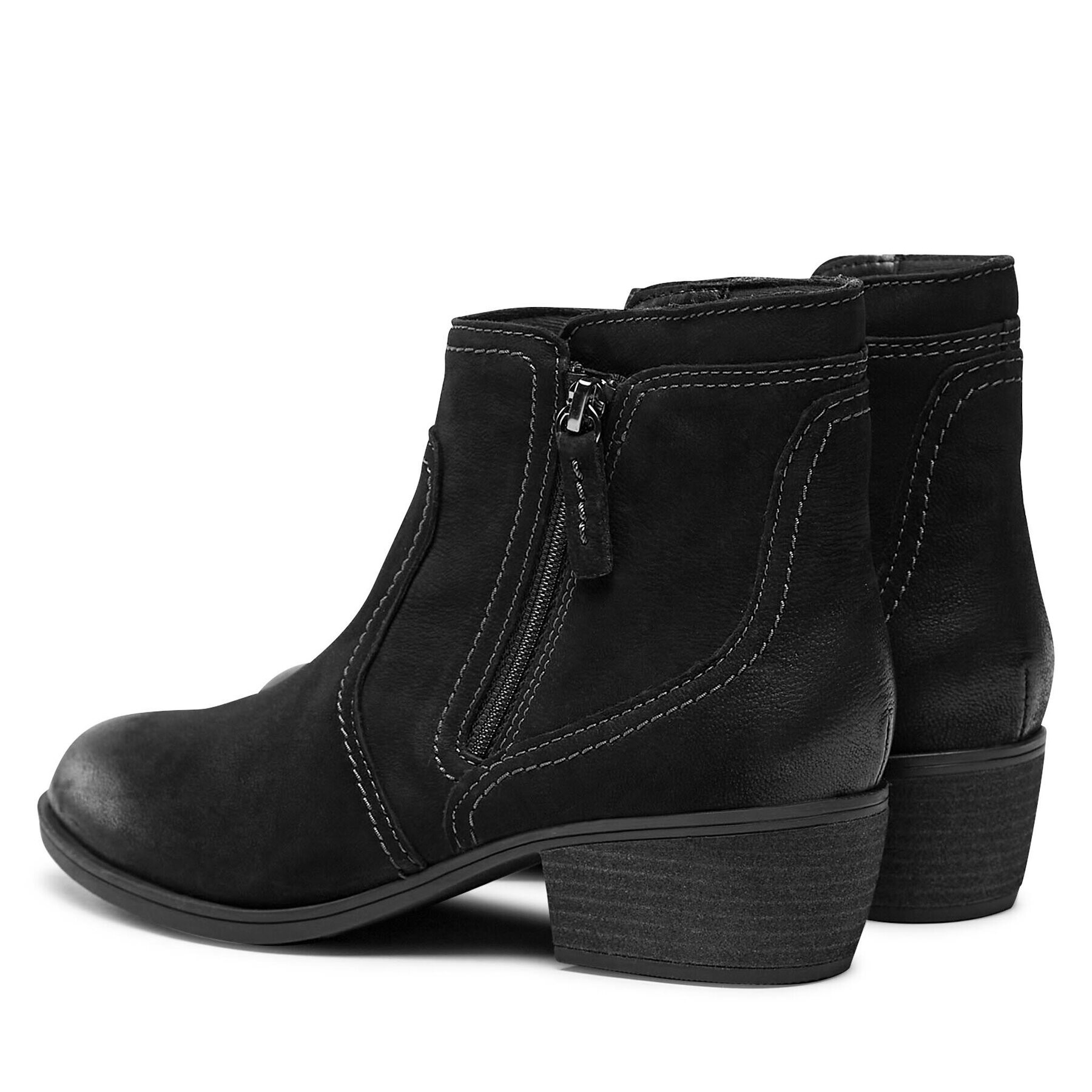 Clarks Боти Charlten Ave 261741744 Черен - Pepit.bg