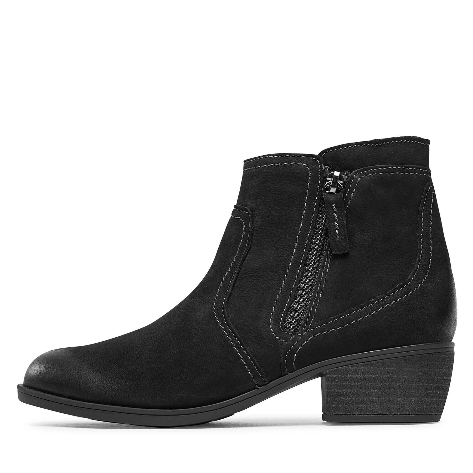 Clarks Боти Charlten Ave 261741744 Черен - Pepit.bg