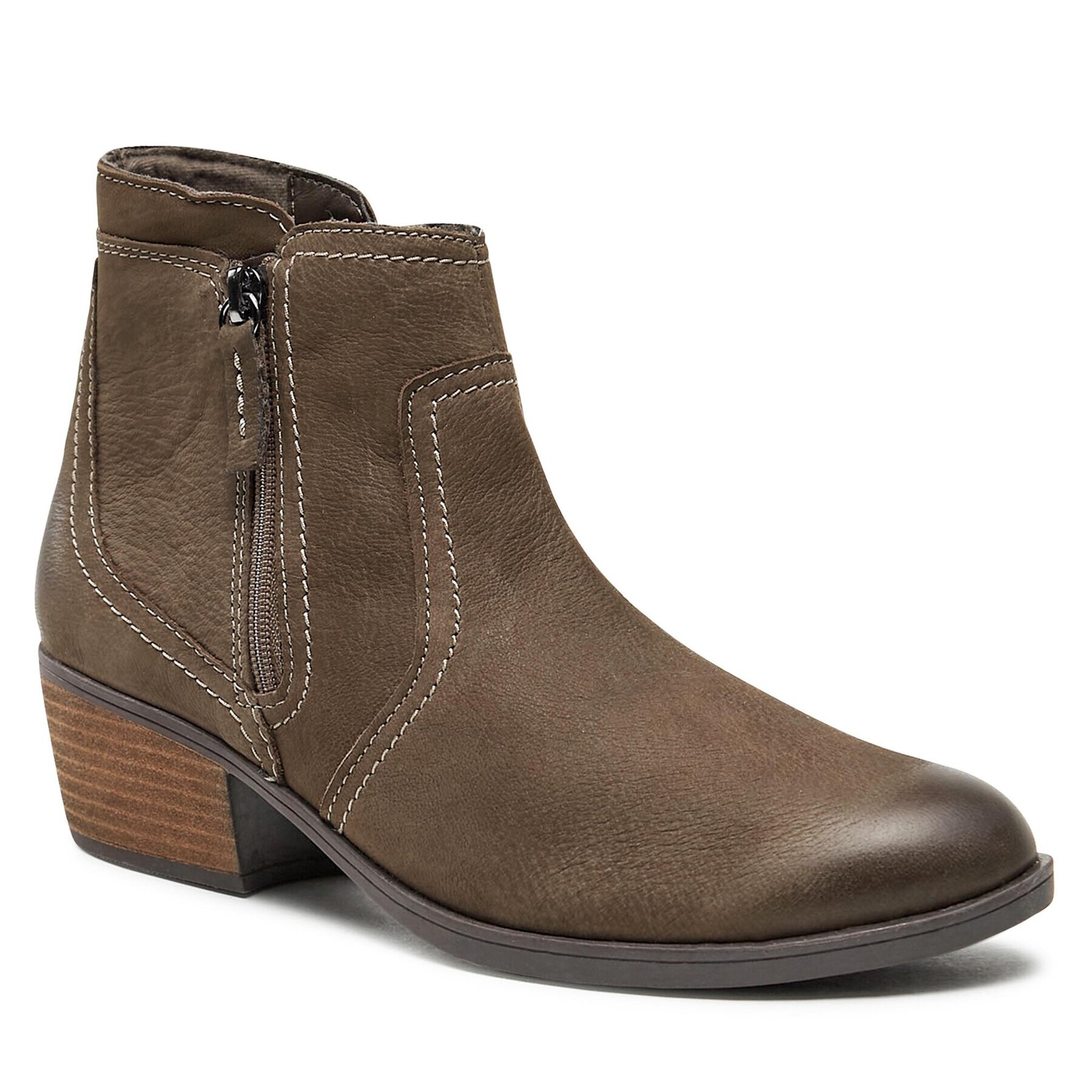 Clarks Боти Charlten Ave 261741774 Кафяв - Pepit.bg