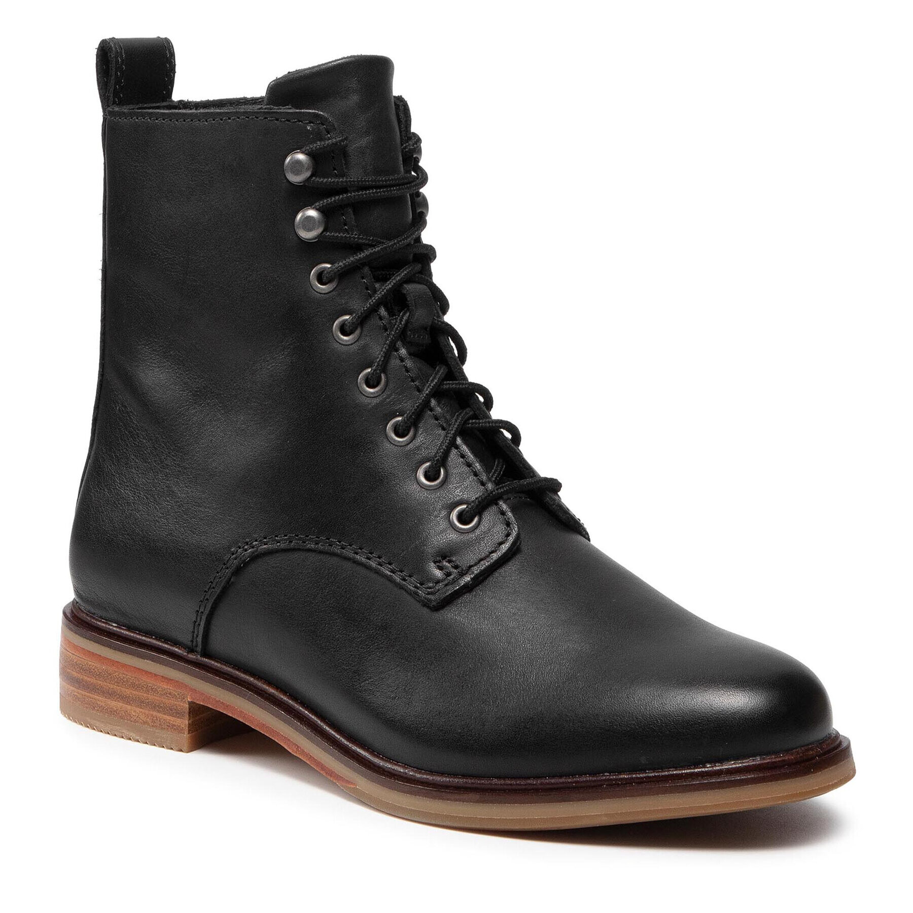 Clarks Боти Clarkdale Lace 261558314 Черен - Pepit.bg