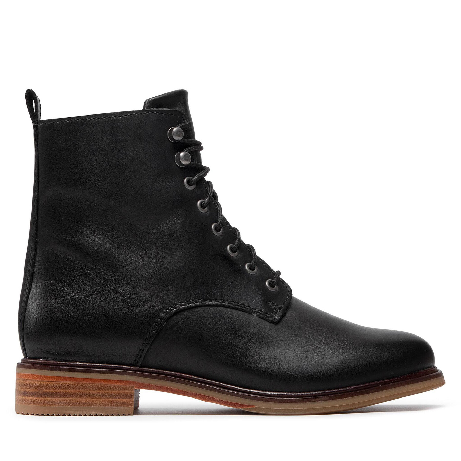 Clarks Боти Clarkdale Lace 261558314 Черен - Pepit.bg