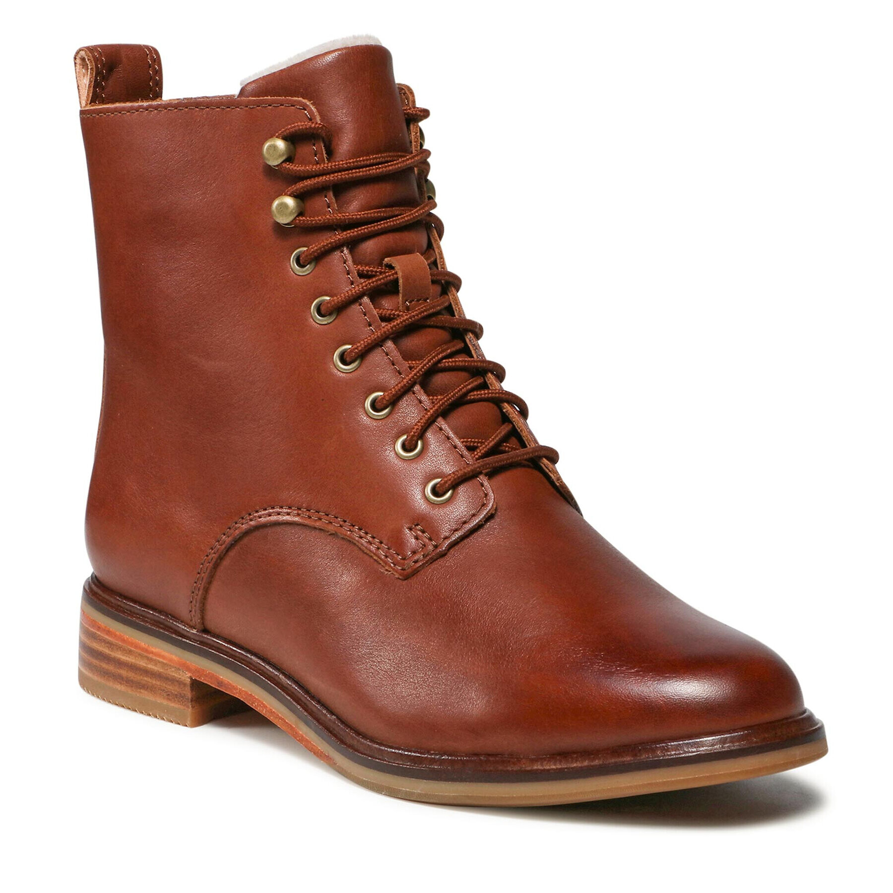 Clarks Боти Clarkdale Lace 261620314 Кафяв - Pepit.bg