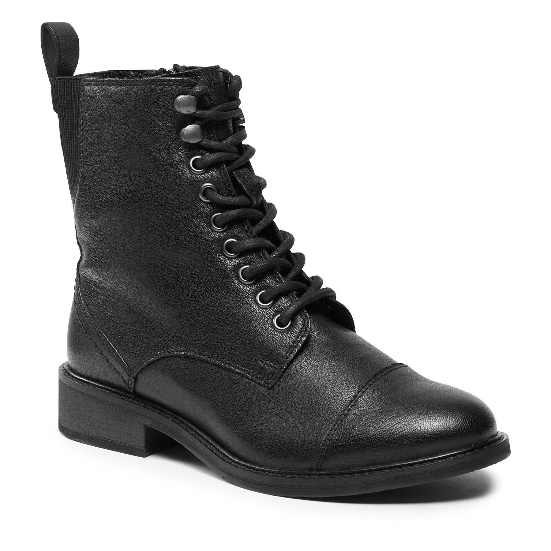 Clarks Боти Cologne Lace 261747754 Черен - Pepit.bg