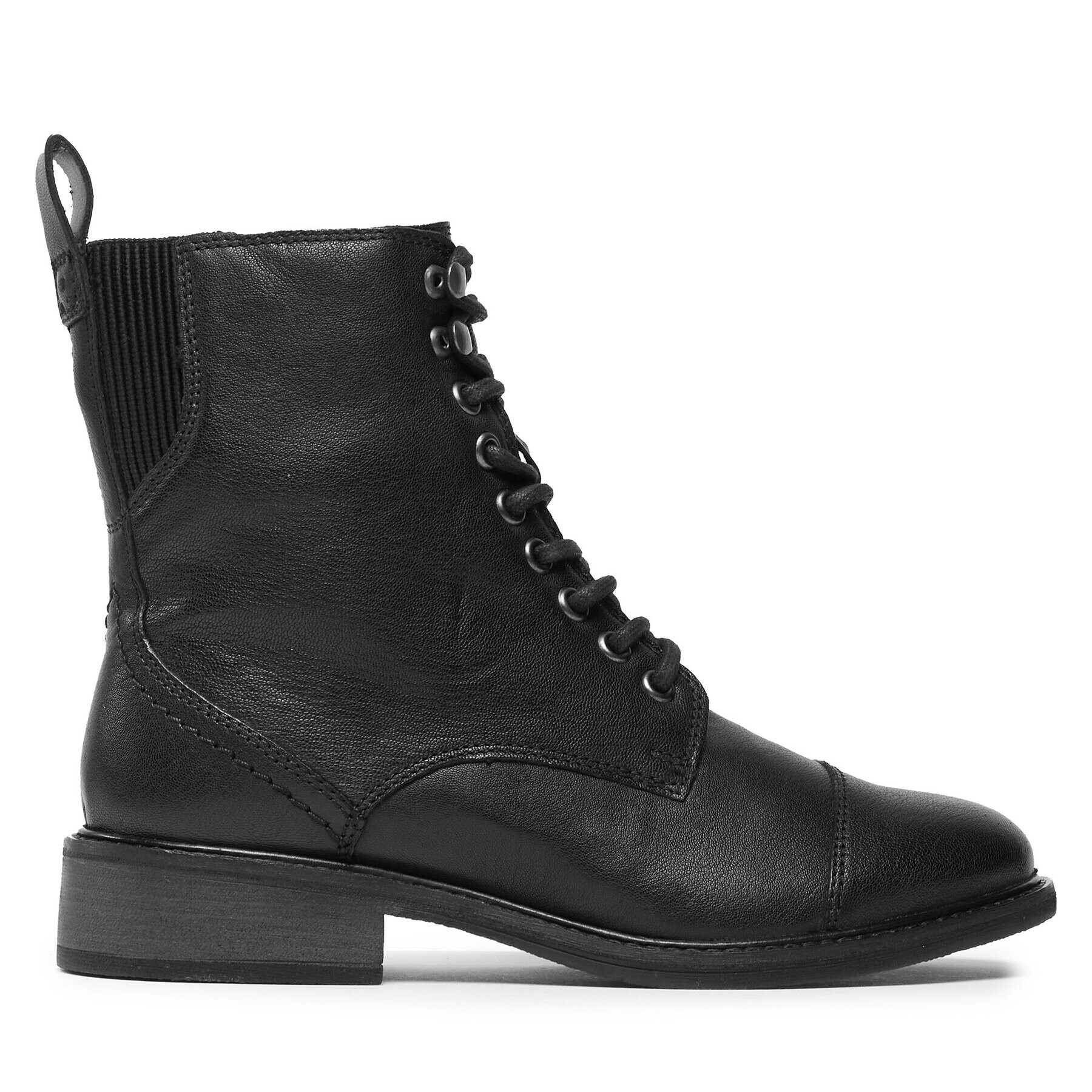 Clarks Боти Cologne Lace 261747754 Черен - Pepit.bg