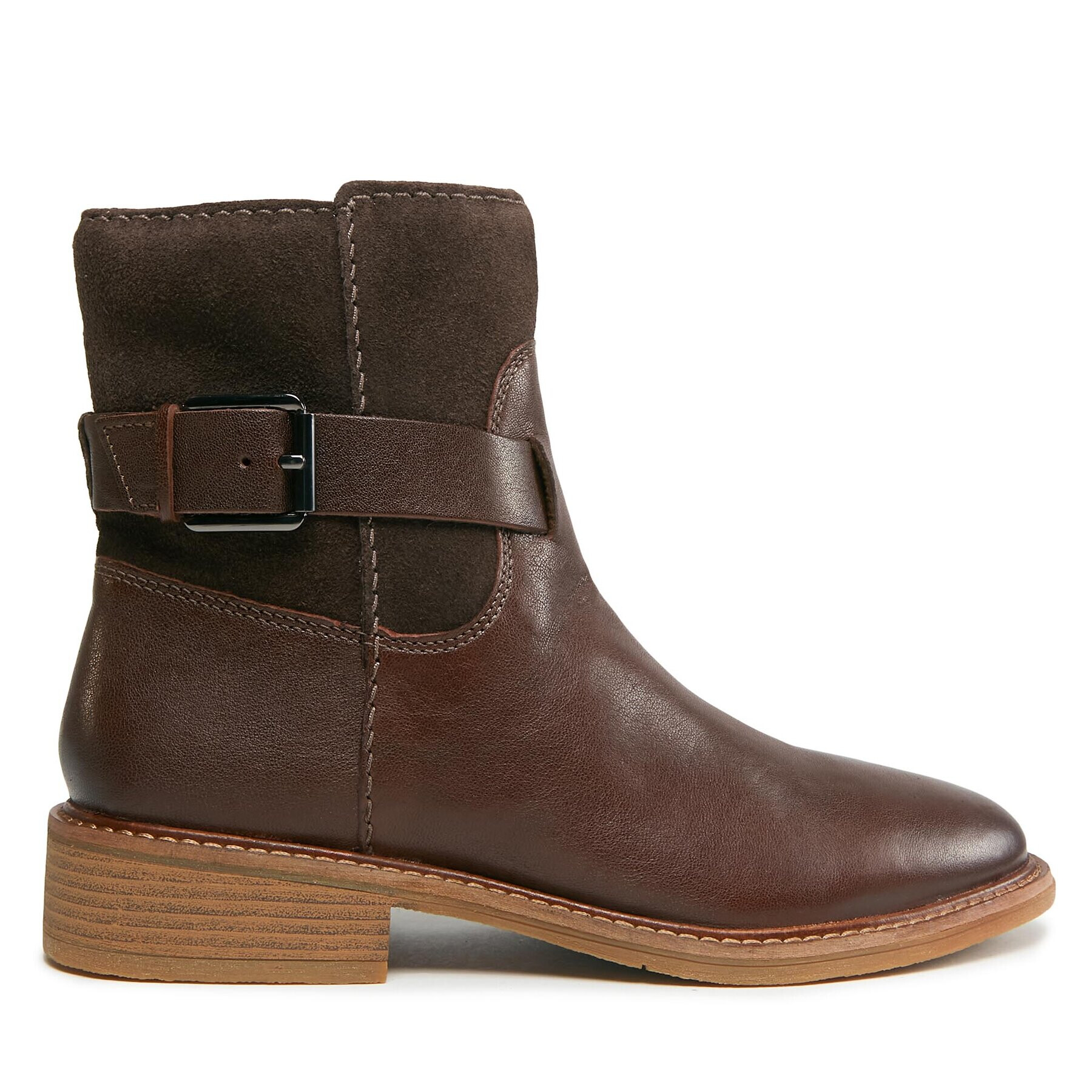 Clarks Боти Cologne Strap 261747724 Кафяв - Pepit.bg