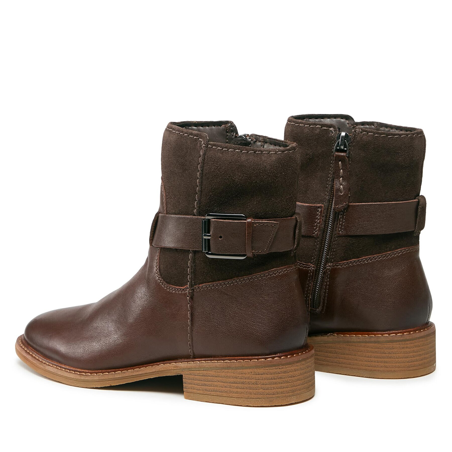 Clarks Боти Cologne Strap 261747724 Кафяв - Pepit.bg