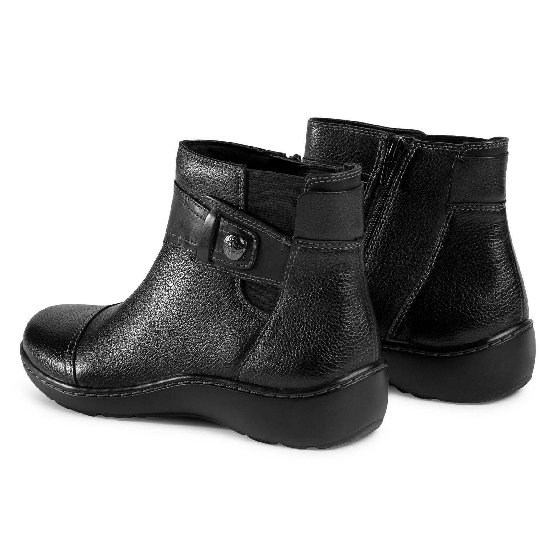 Clarks Боти Cora Tropic 261549934 Черен - Pepit.bg