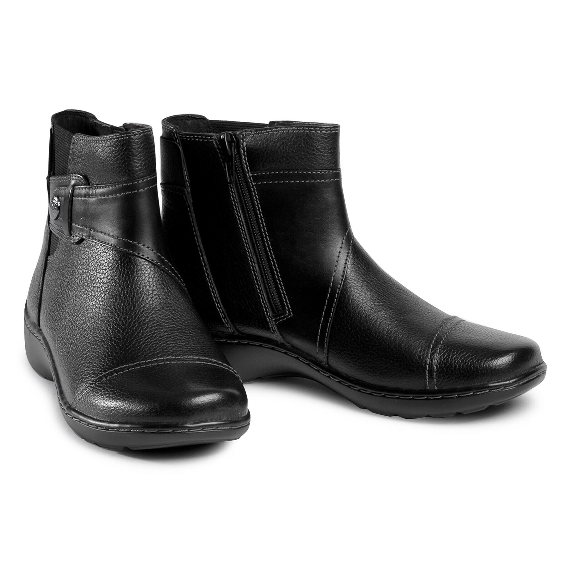 Clarks Боти Cora Tropic 261549934 Черен - Pepit.bg