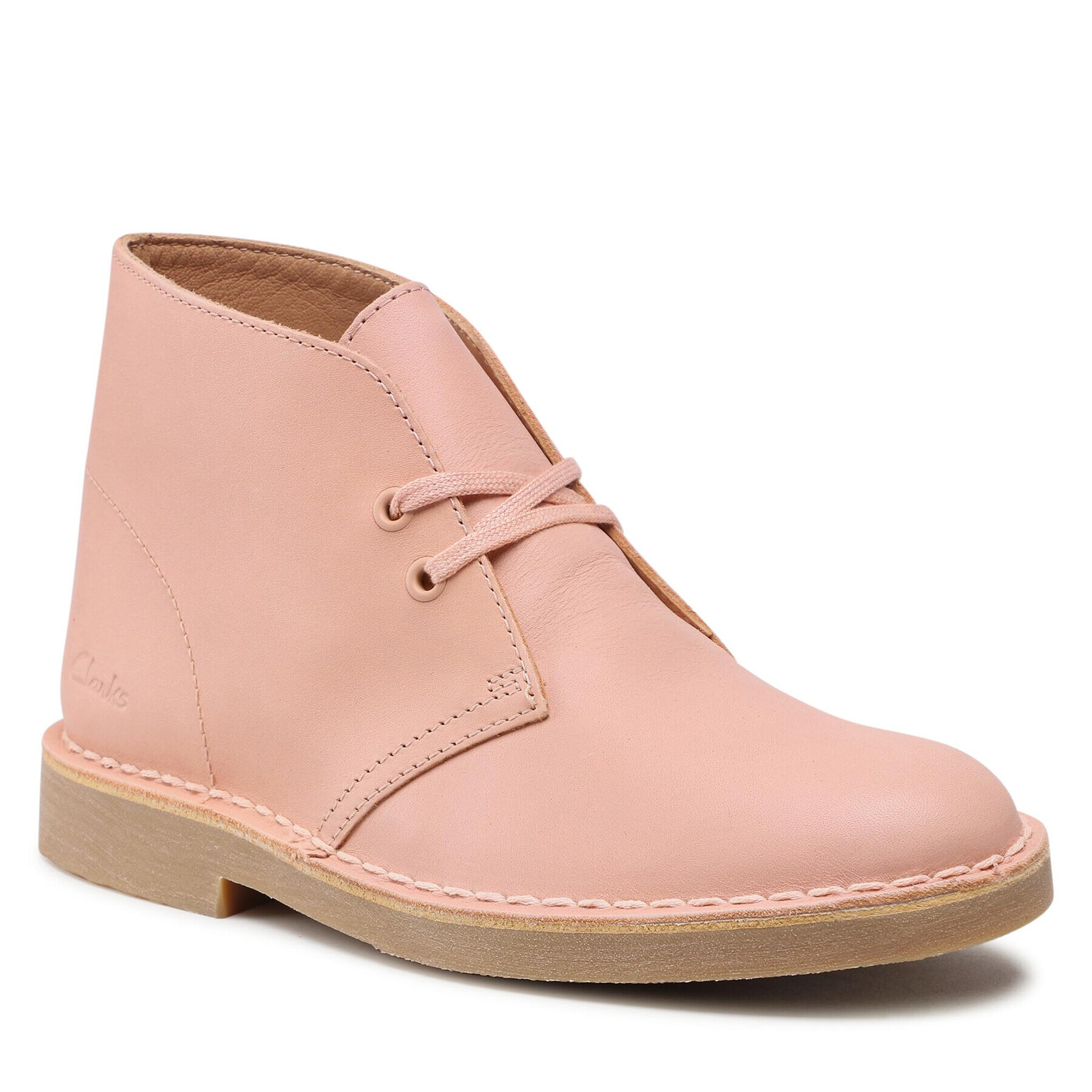 Clarks Боти Desert Boot 2 261563764 Розов - Pepit.bg
