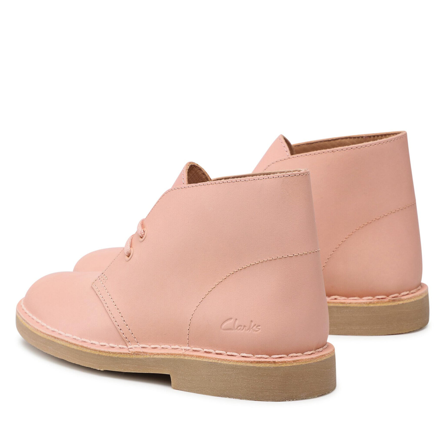 Clarks Боти Desert Boot 2 261563764 Розов - Pepit.bg