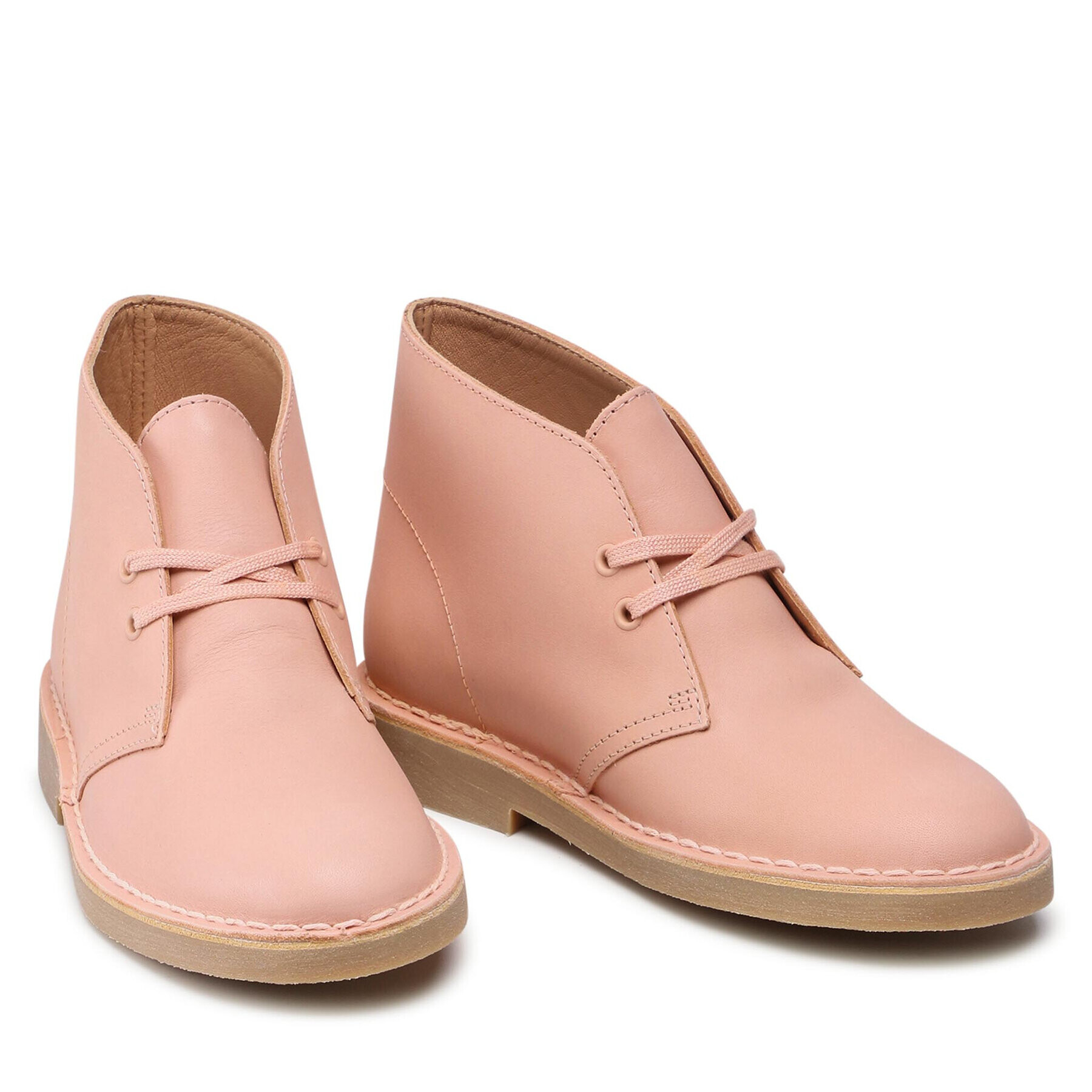 Clarks Боти Desert Boot 2 261563764 Розов - Pepit.bg