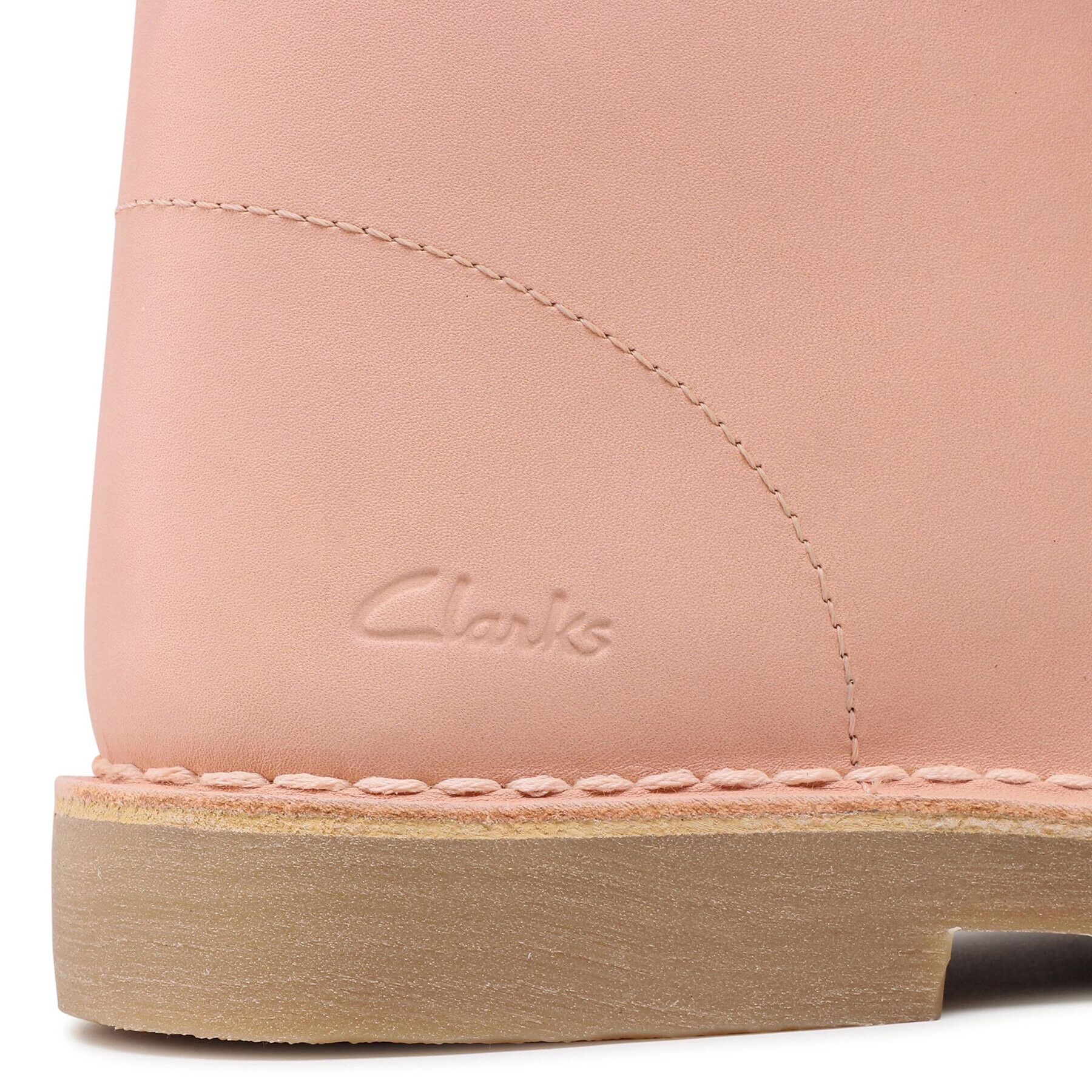 Clarks Боти Desert Boot 2 261563764 Розов - Pepit.bg
