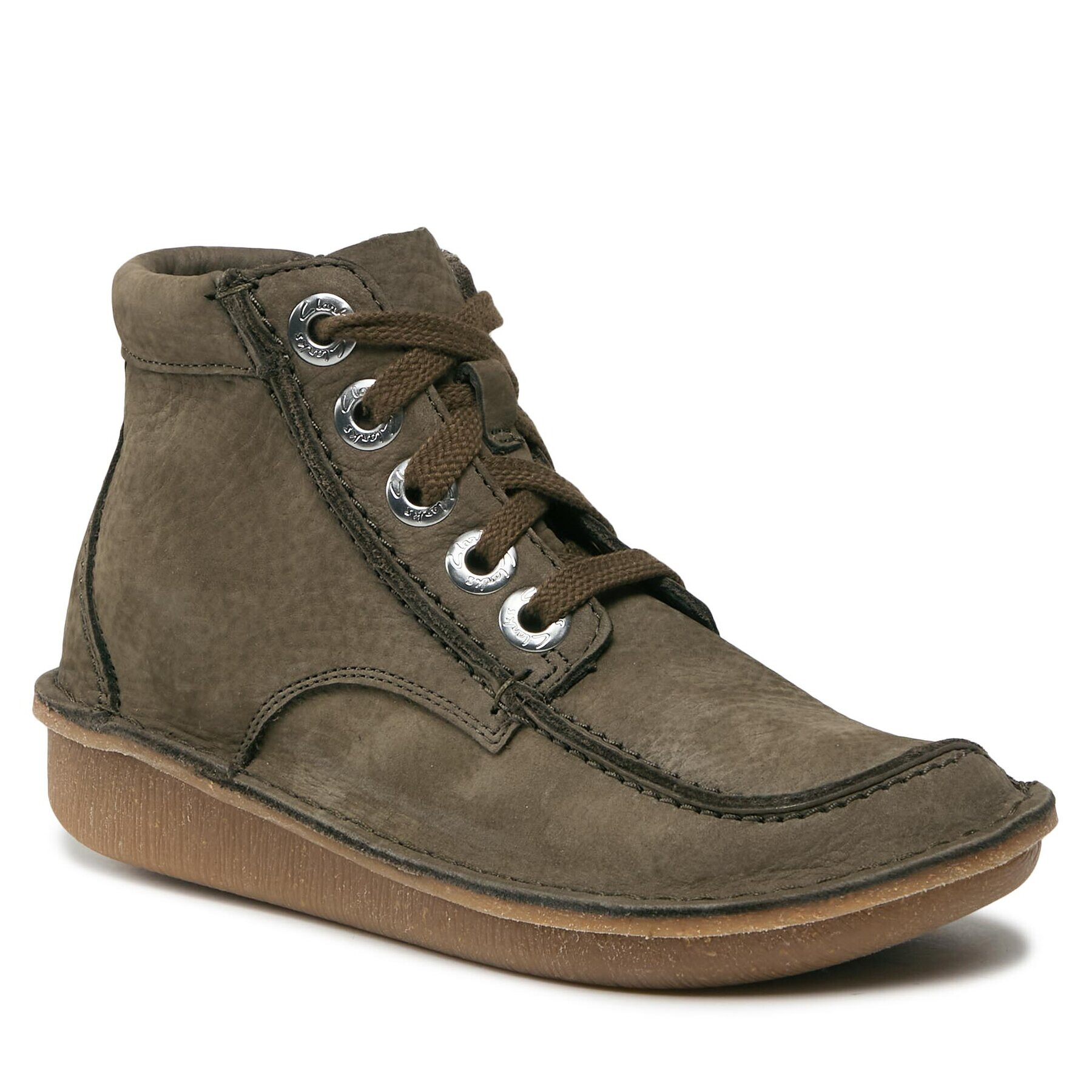 Clarks Боти Funny Cedar 261738864 Каки - Pepit.bg