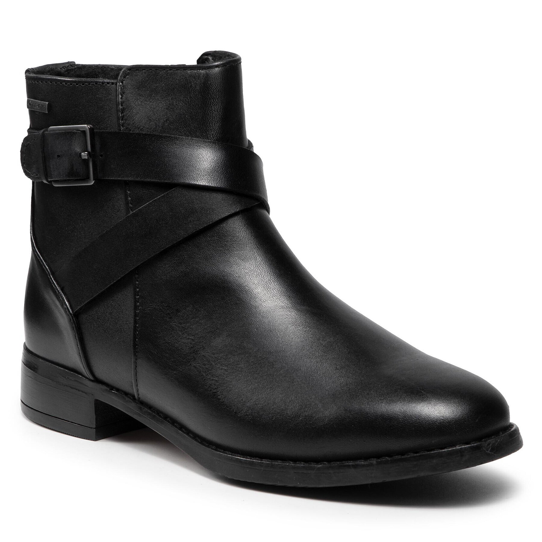 Clarks Боти Hamble Mid Gtx GORE-TEX 261629684 Черен - Pepit.bg