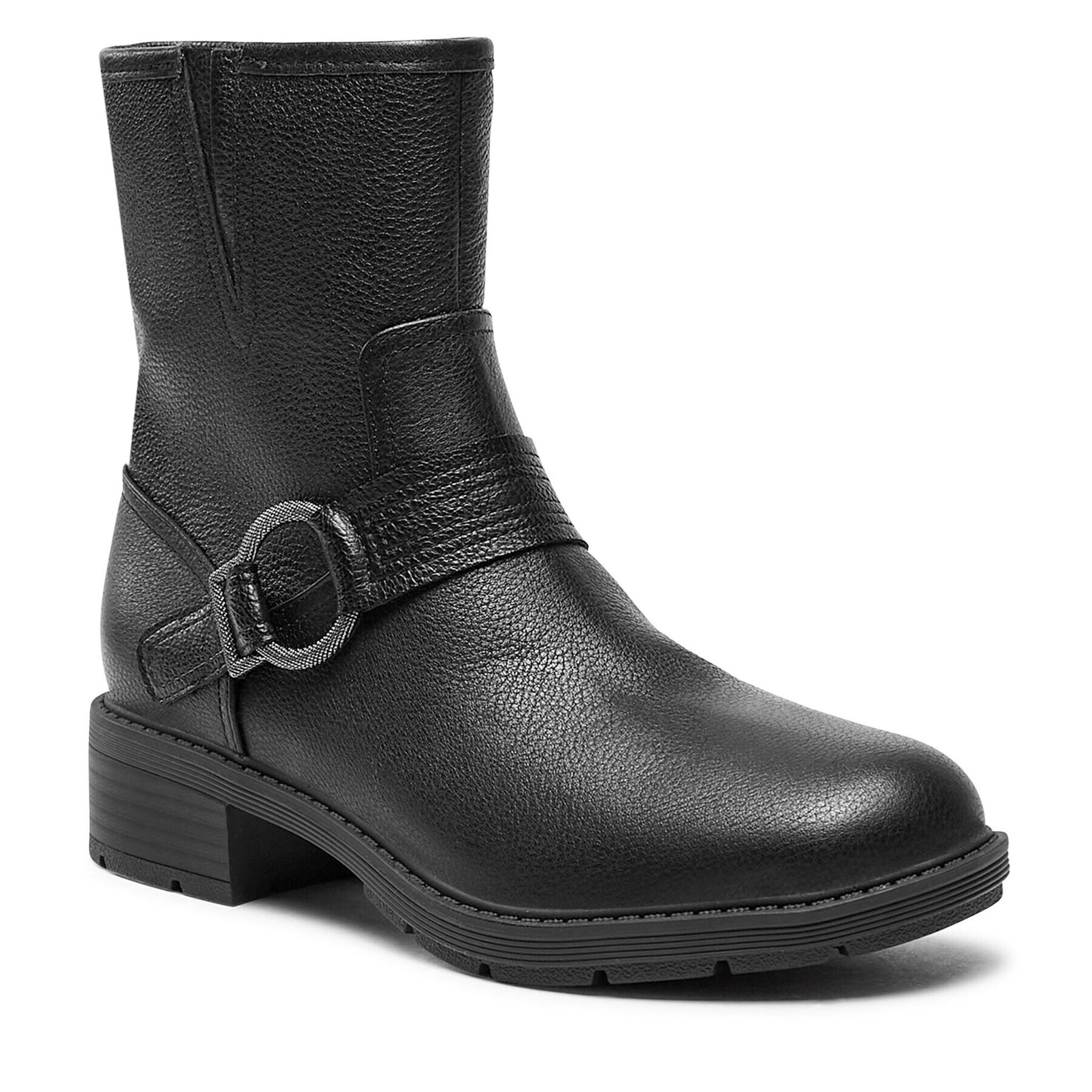 Clarks Боти Hearth Cross 261742344 Черен - Pepit.bg