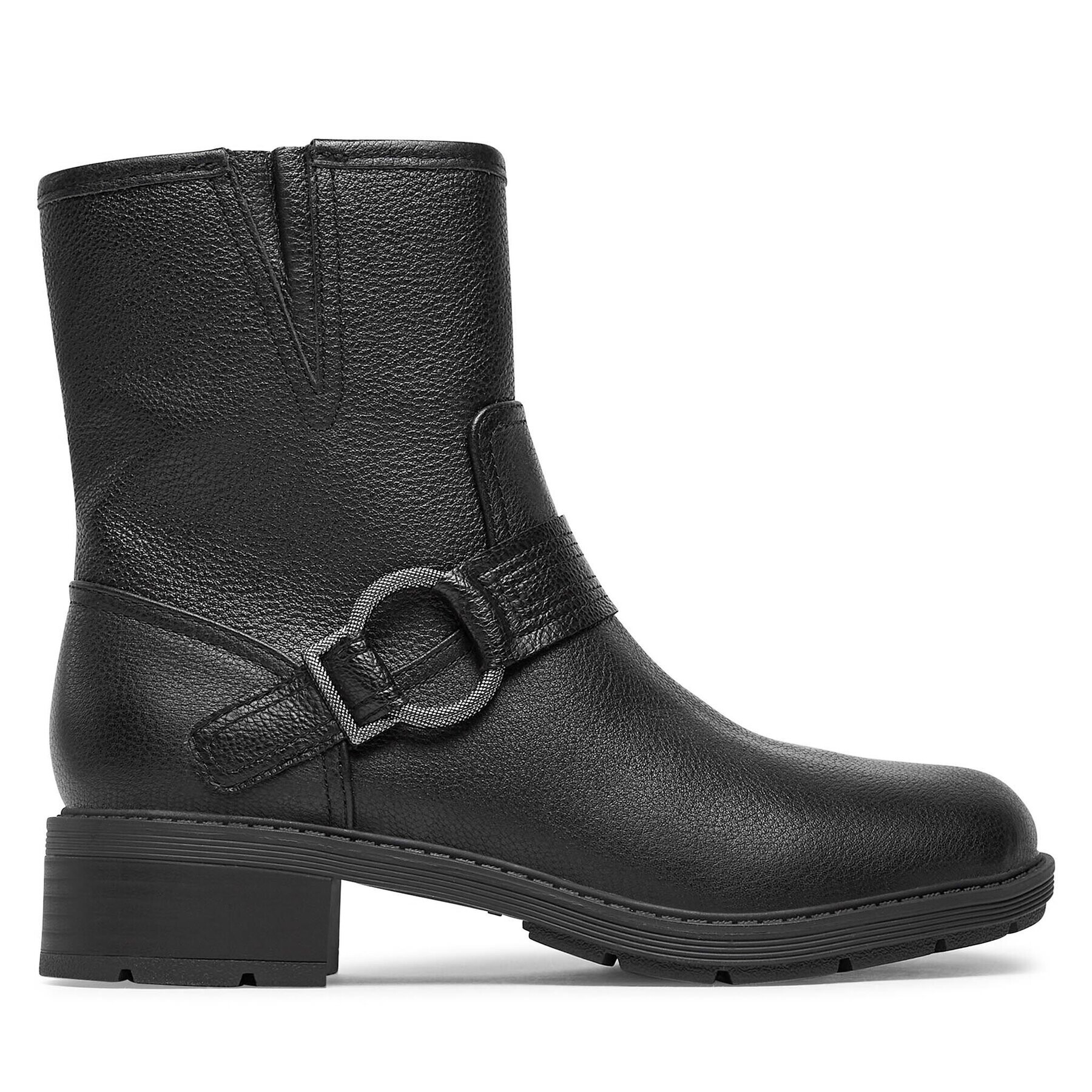 Clarks Боти Hearth Cross 261742344 Черен - Pepit.bg