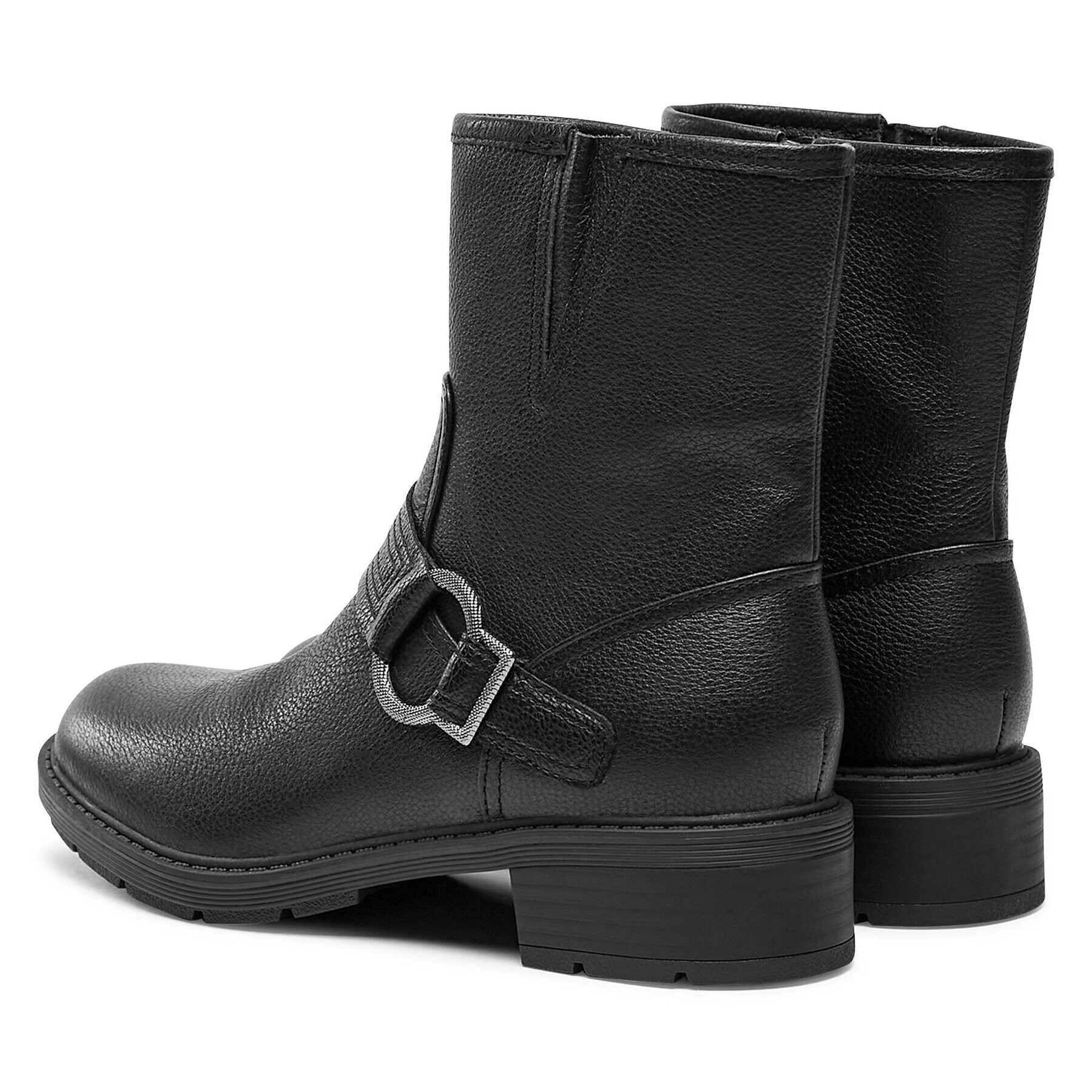 Clarks Боти Hearth Cross 261742344 Черен - Pepit.bg