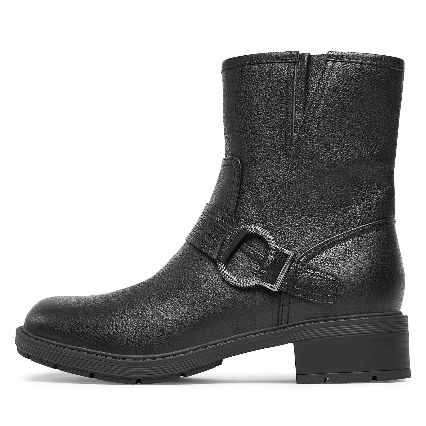 Clarks Боти Hearth Cross 261742344 Черен - Pepit.bg