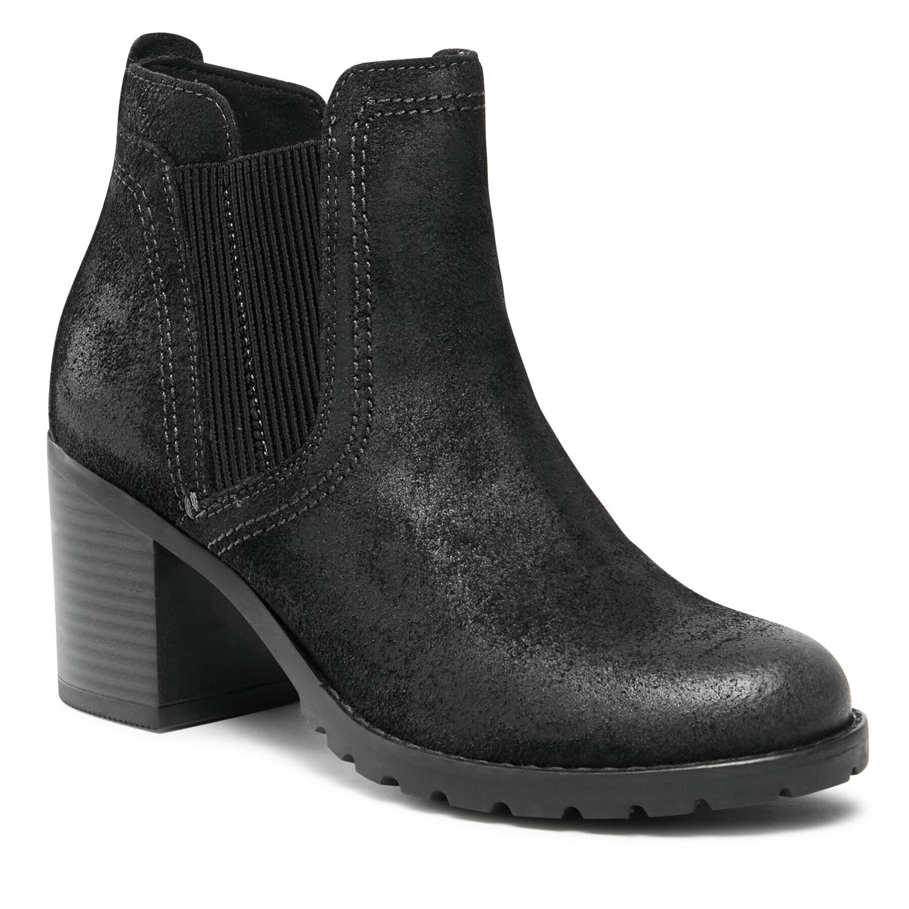 Clarks Боти Leda Up 261749624 Черен - Pepit.bg