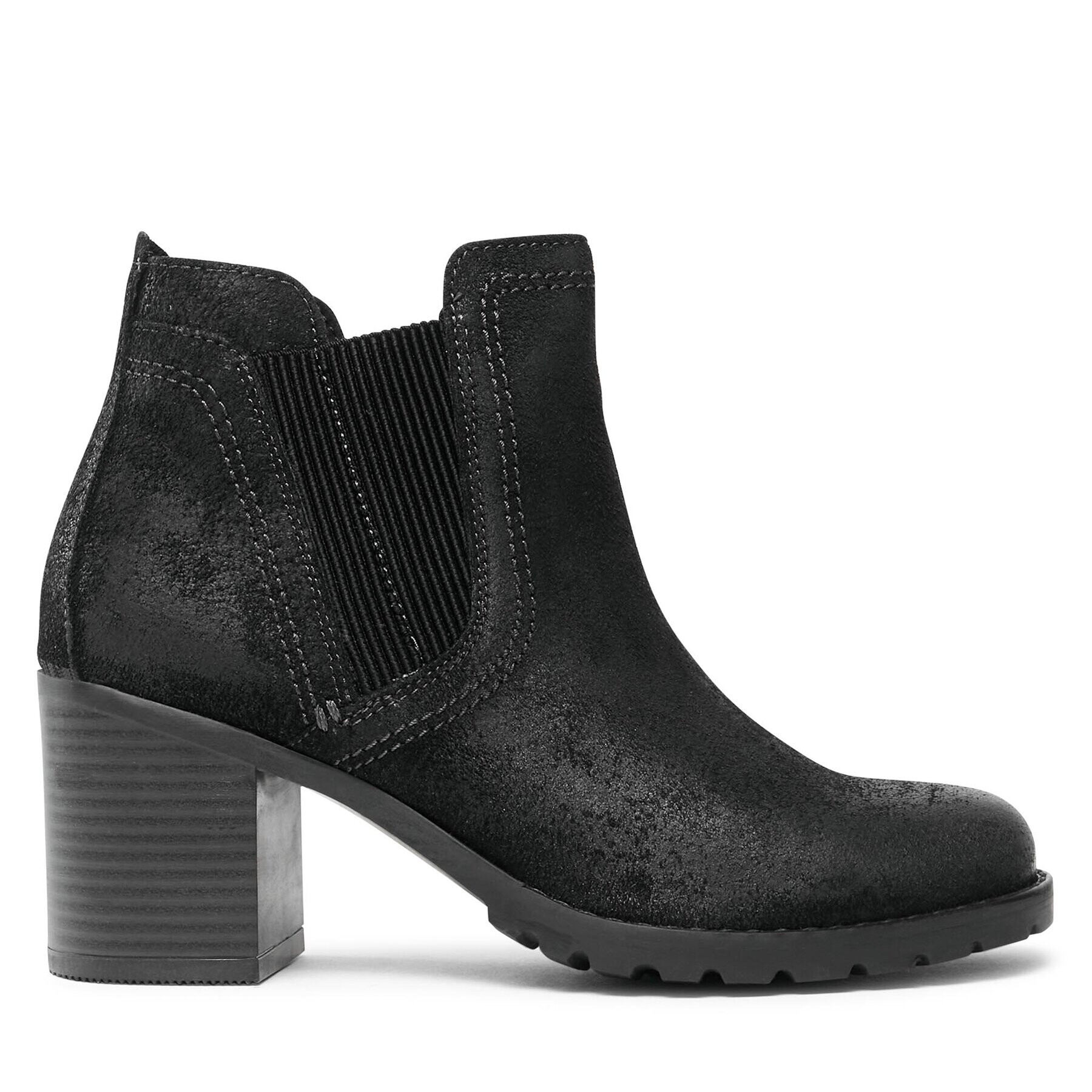 Clarks Боти Leda Up 261749624 Черен - Pepit.bg