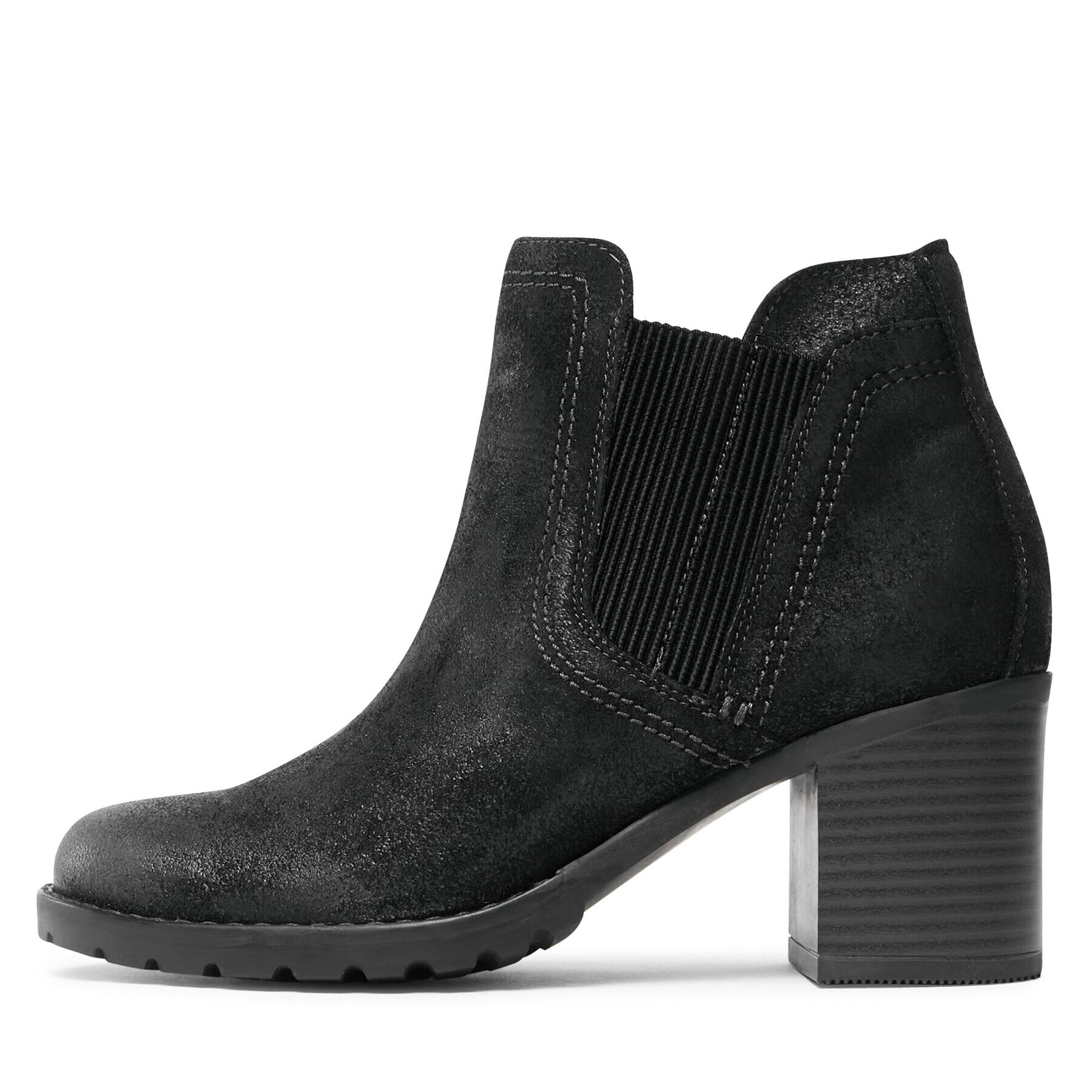 Clarks Боти Leda Up 261749624 Черен - Pepit.bg