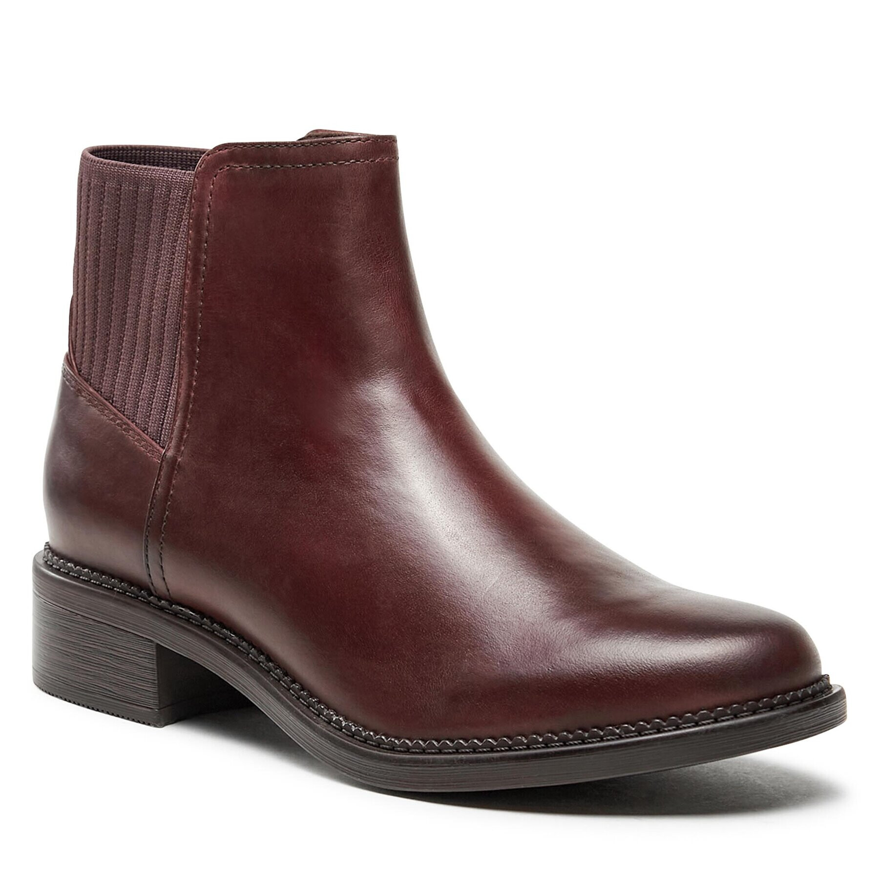 Clarks Боти Maye Palm 261743554 Бордо - Pepit.bg