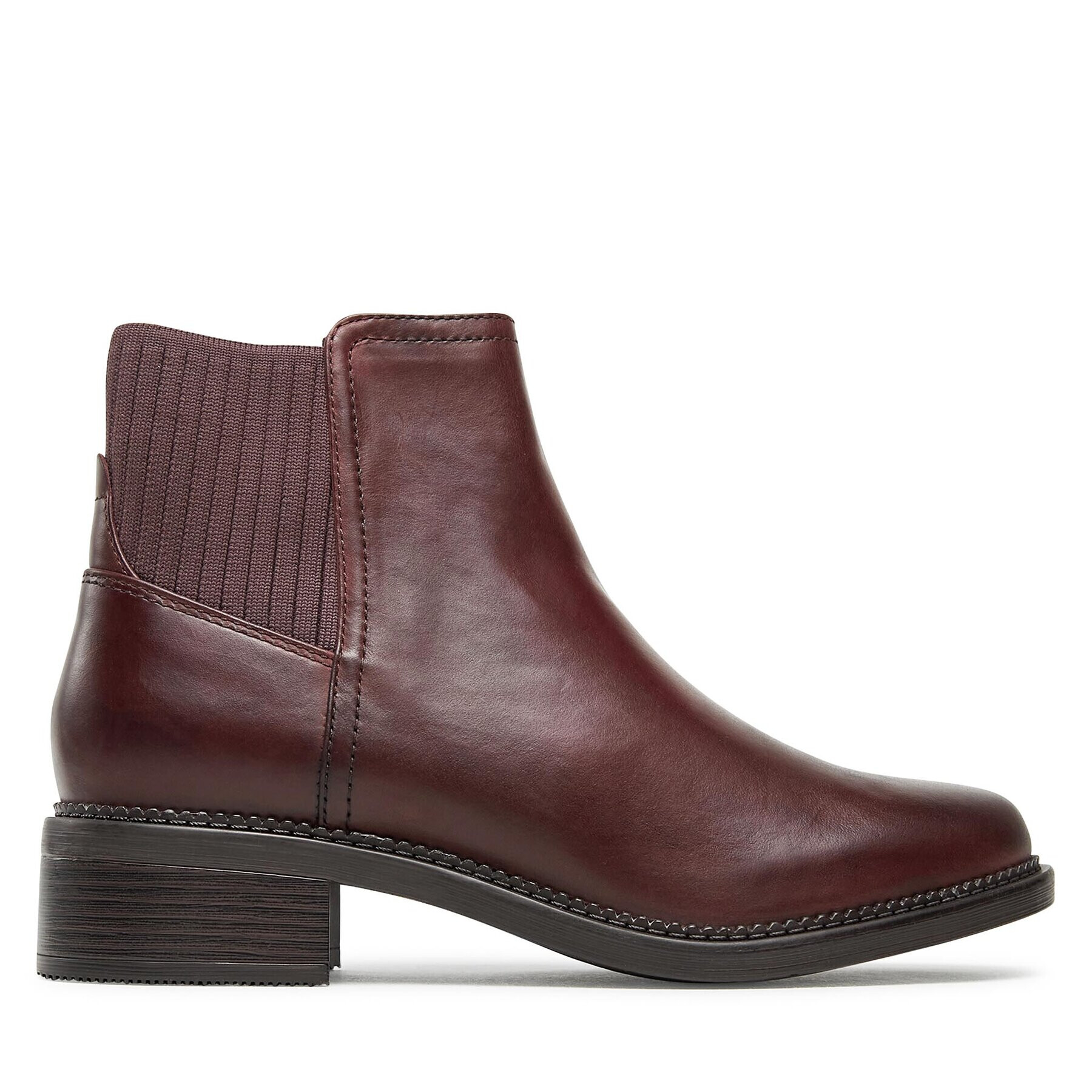 Clarks Боти Maye Palm 261743554 Бордо - Pepit.bg