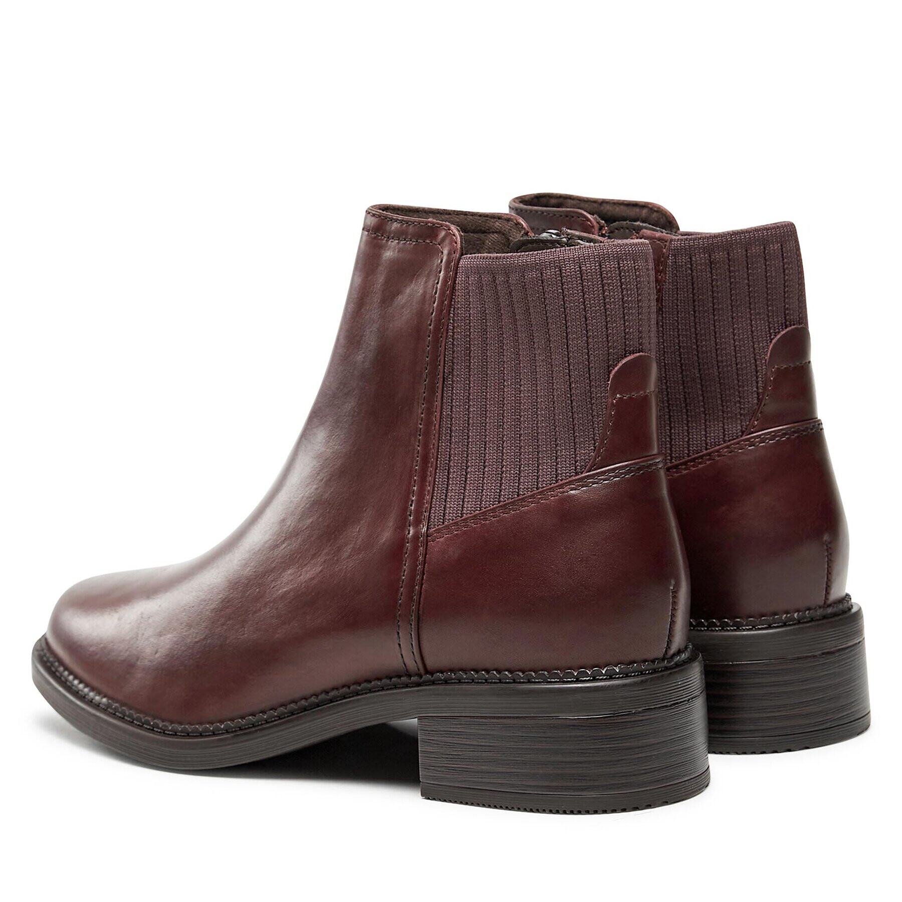 Clarks Боти Maye Palm 261743554 Бордо - Pepit.bg