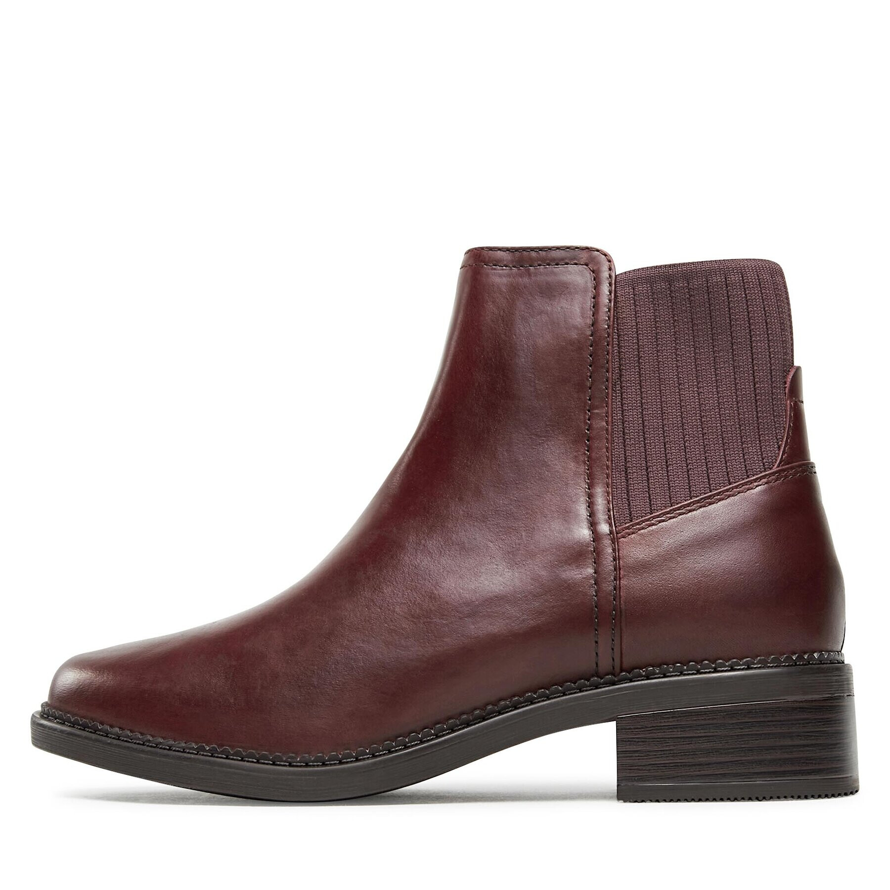 Clarks Боти Maye Palm 261743554 Бордо - Pepit.bg