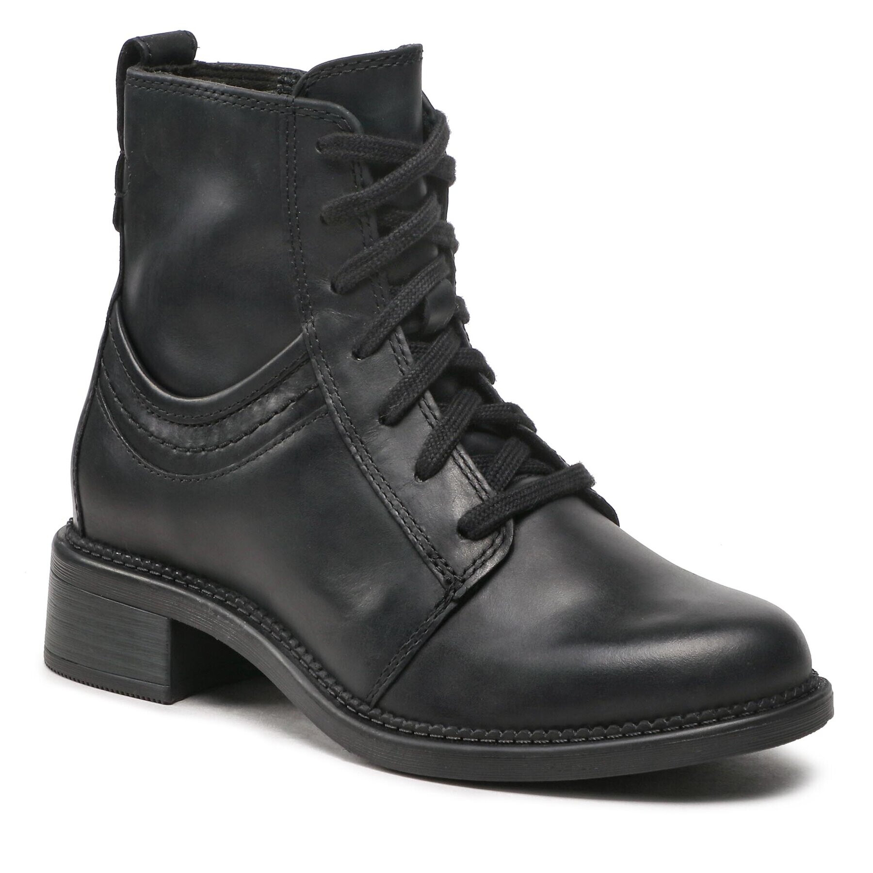 Clarks Боти Maye Step 261683954 Черен - Pepit.bg