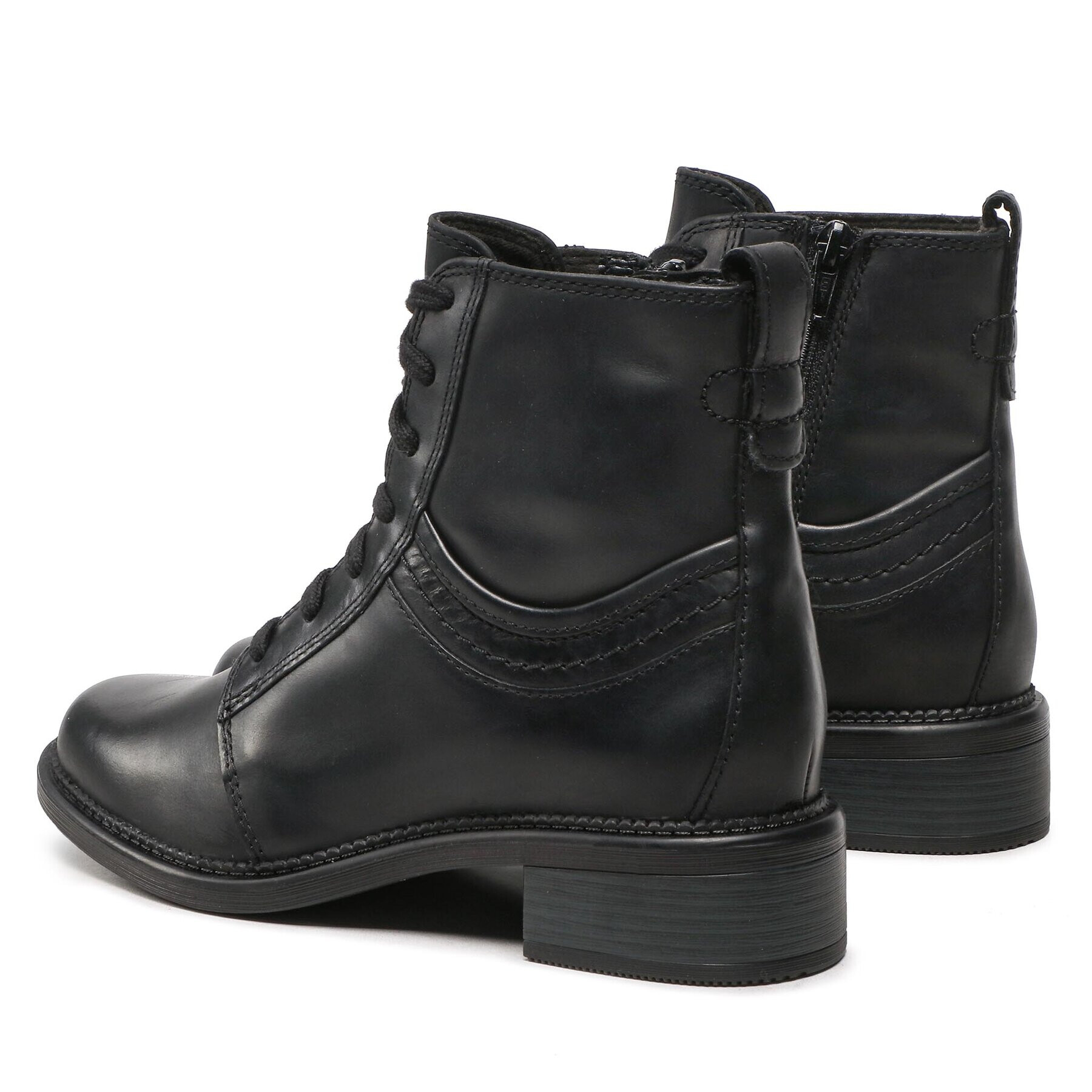 Clarks Боти Maye Step 261683954 Черен - Pepit.bg
