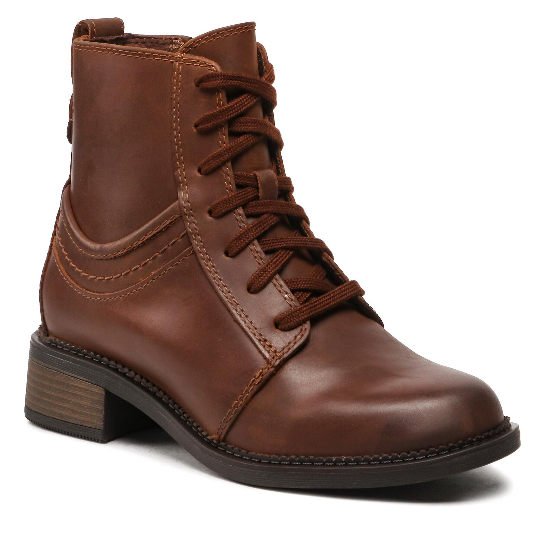 Clarks Боти Maye Step 261684654 Кафяв - Pepit.bg