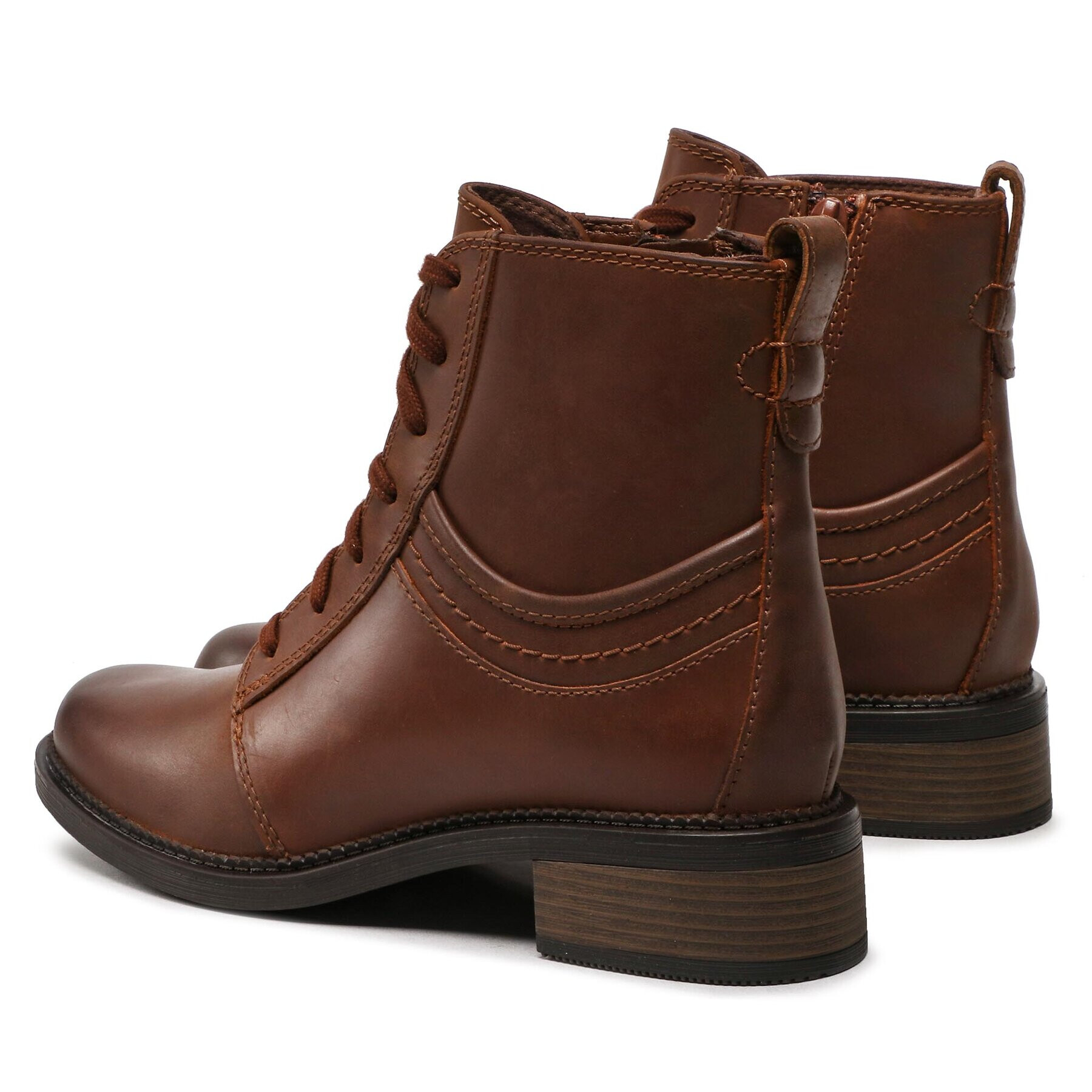Clarks Боти Maye Step 261684654 Кафяв - Pepit.bg