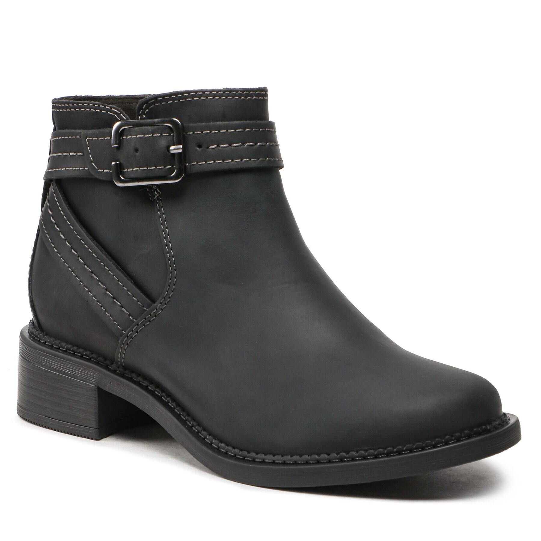 Clarks Боти Maye Strap 261680754 Черен - Pepit.bg