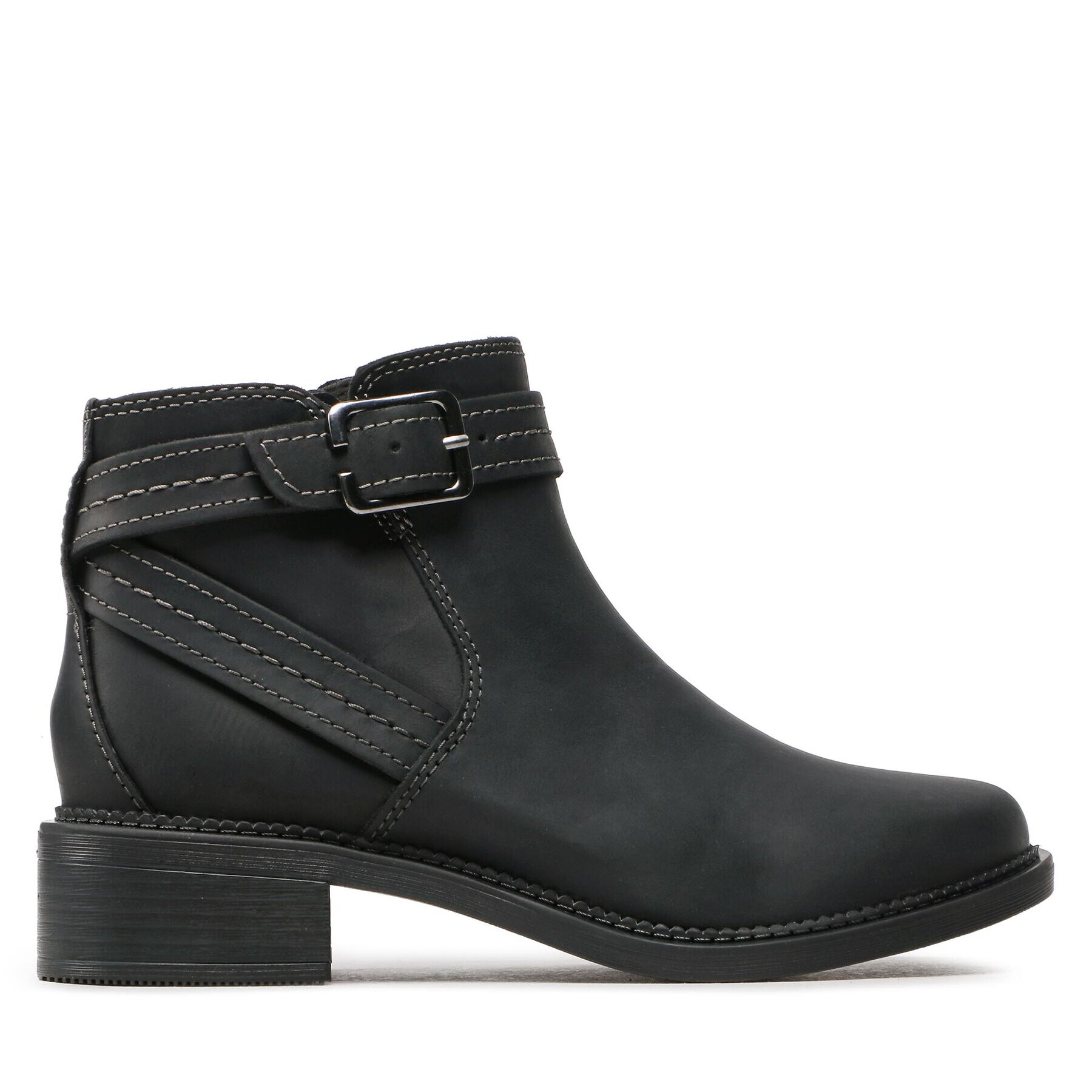 Clarks Боти Maye Strap 261680754 Черен - Pepit.bg