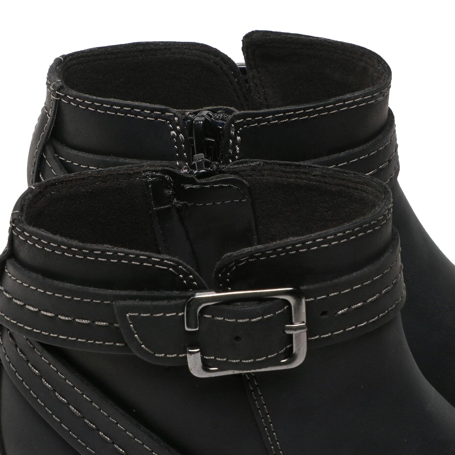 Clarks Боти Maye Strap 261680754 Черен - Pepit.bg
