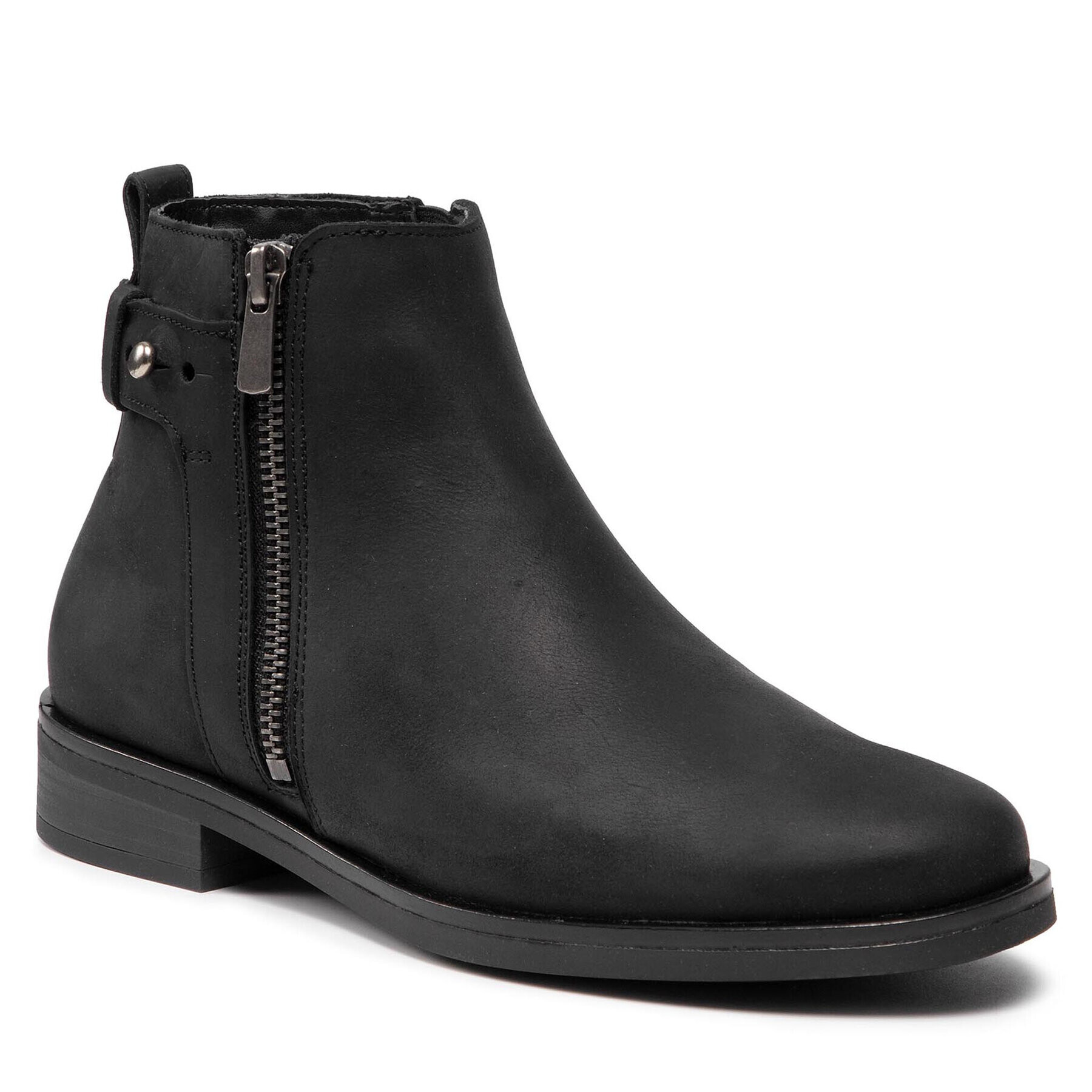 Clarks Боти Memi Lo 261615144 Черен - Pepit.bg
